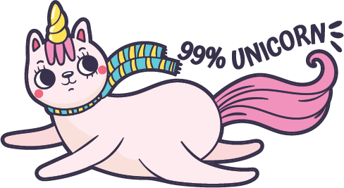 Unicorn SVG file for Cricut and Silhouette