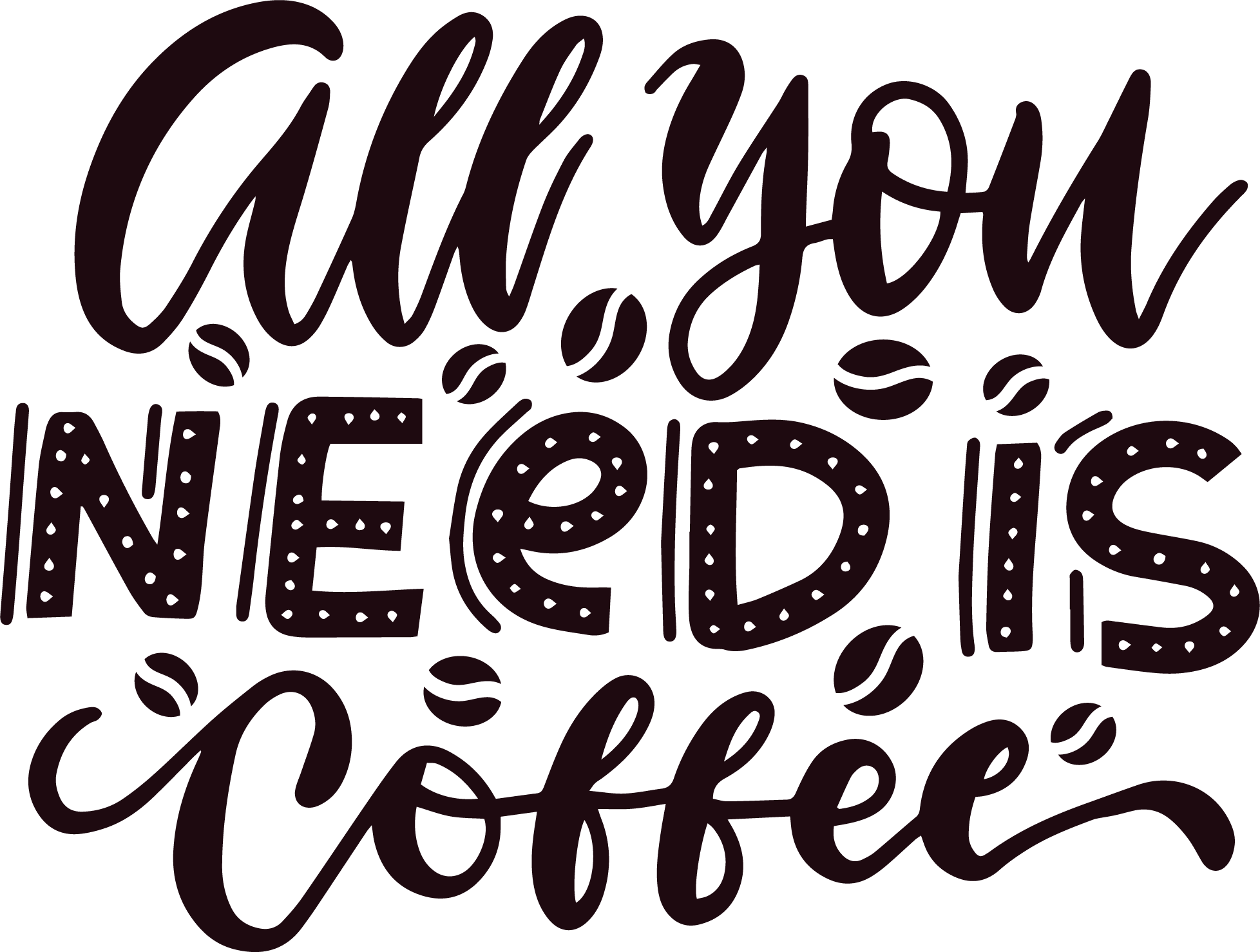 All You SVG file for Cricut and Silhouette