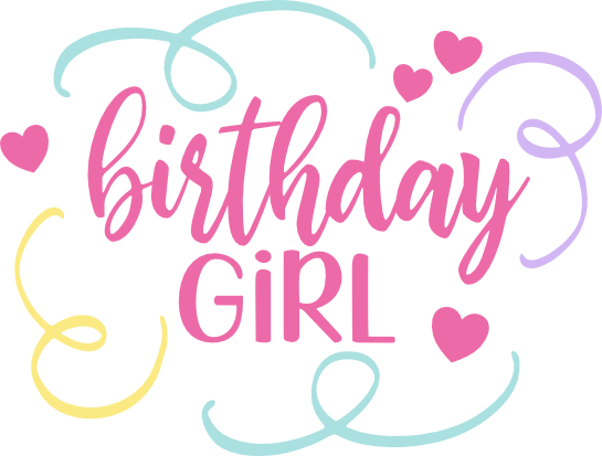Free Birthday Girl SVG for Cricut