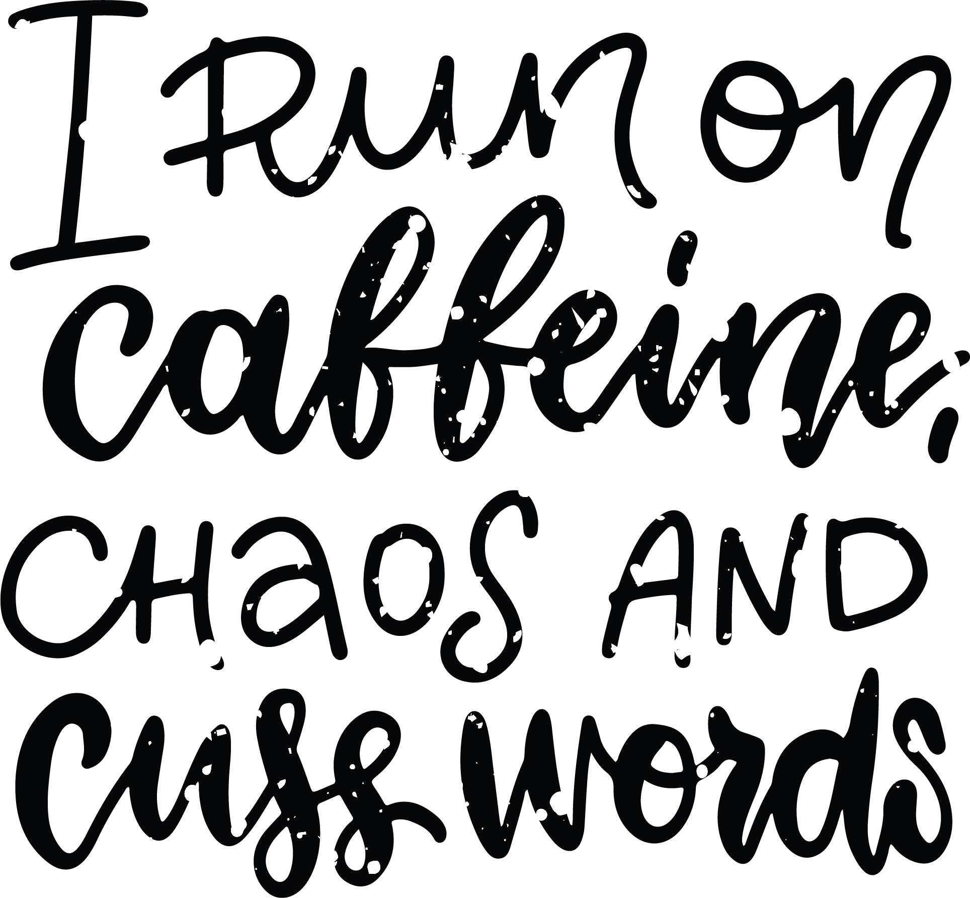 Chaos SVG file for Cricut and Silhouette
