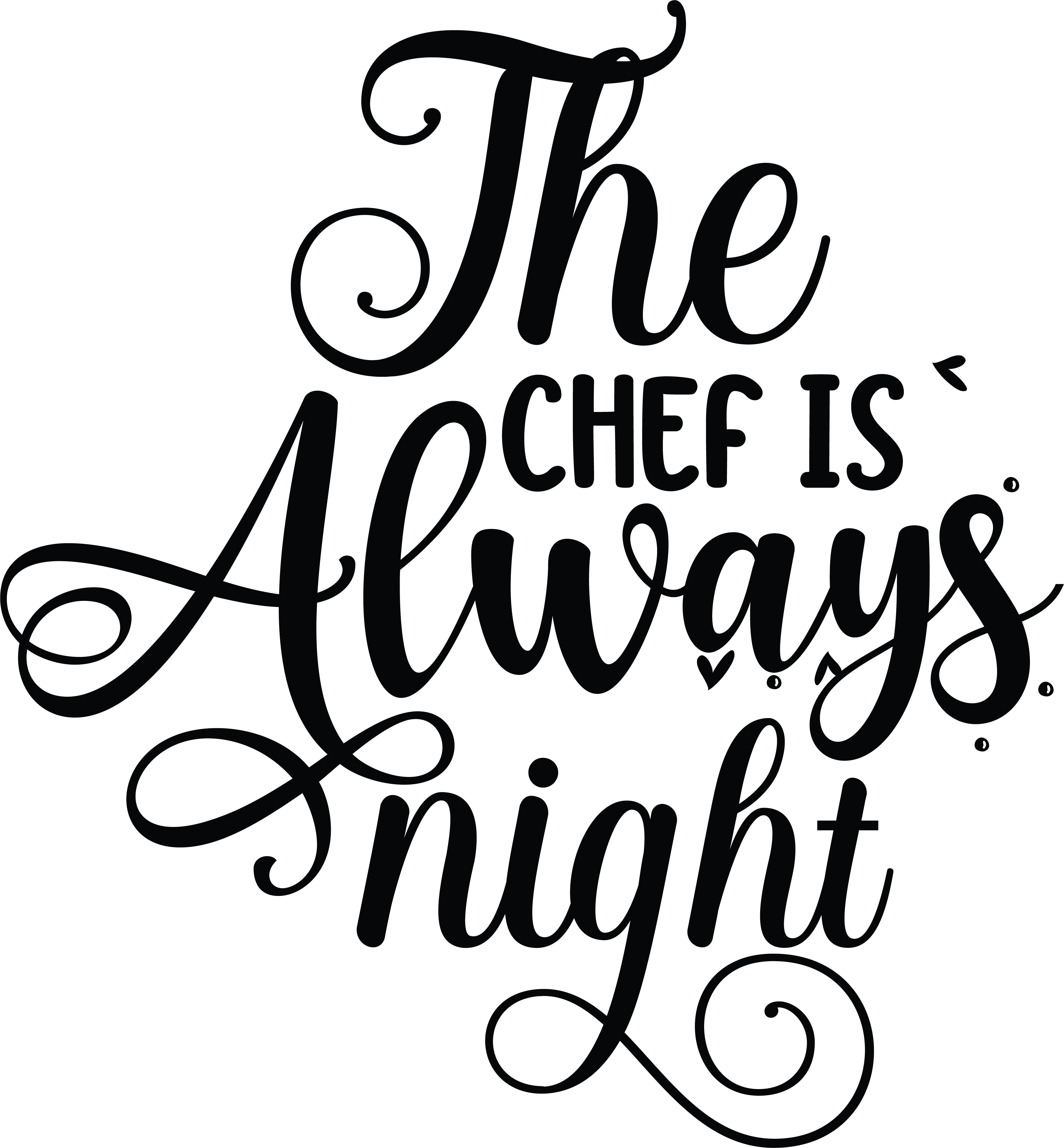 Chef Is SVG file for Cricut and Silhouette