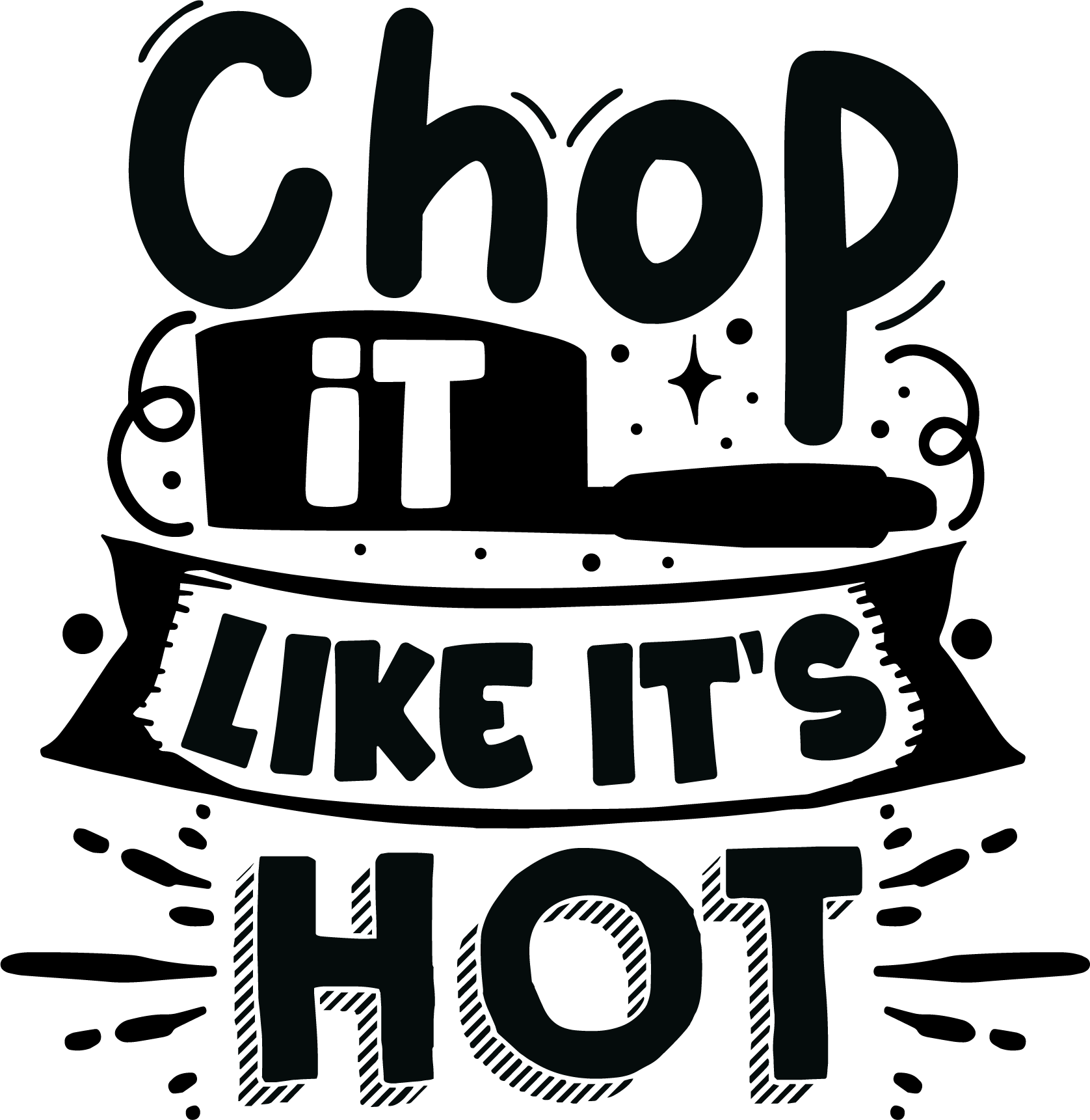 Chop It SVG cut file preview