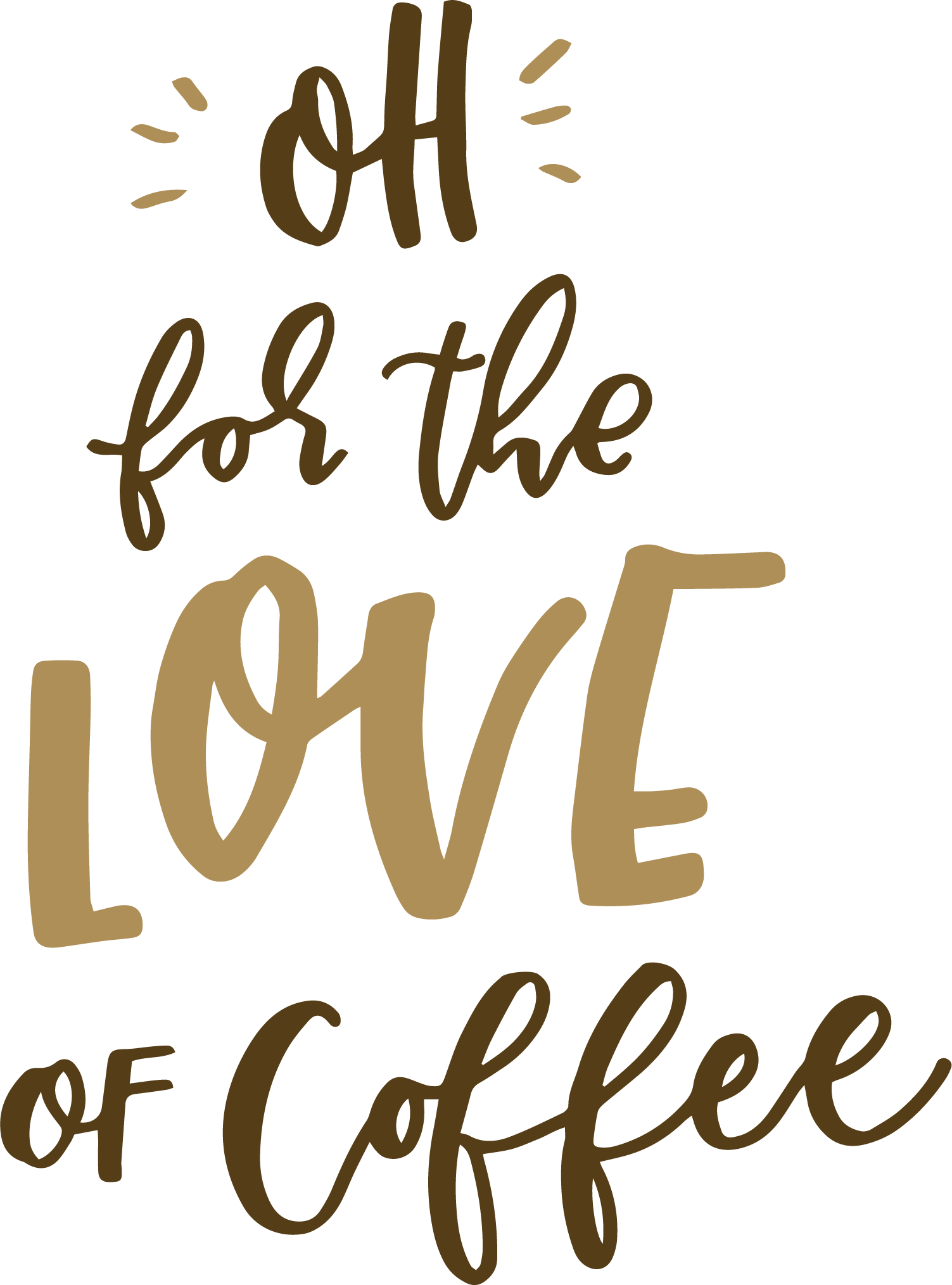 Free Coffee Quote SVG for Cricut