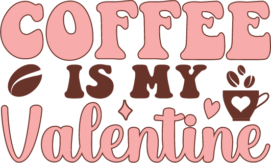 Free coffee valentine SVG for Cricut