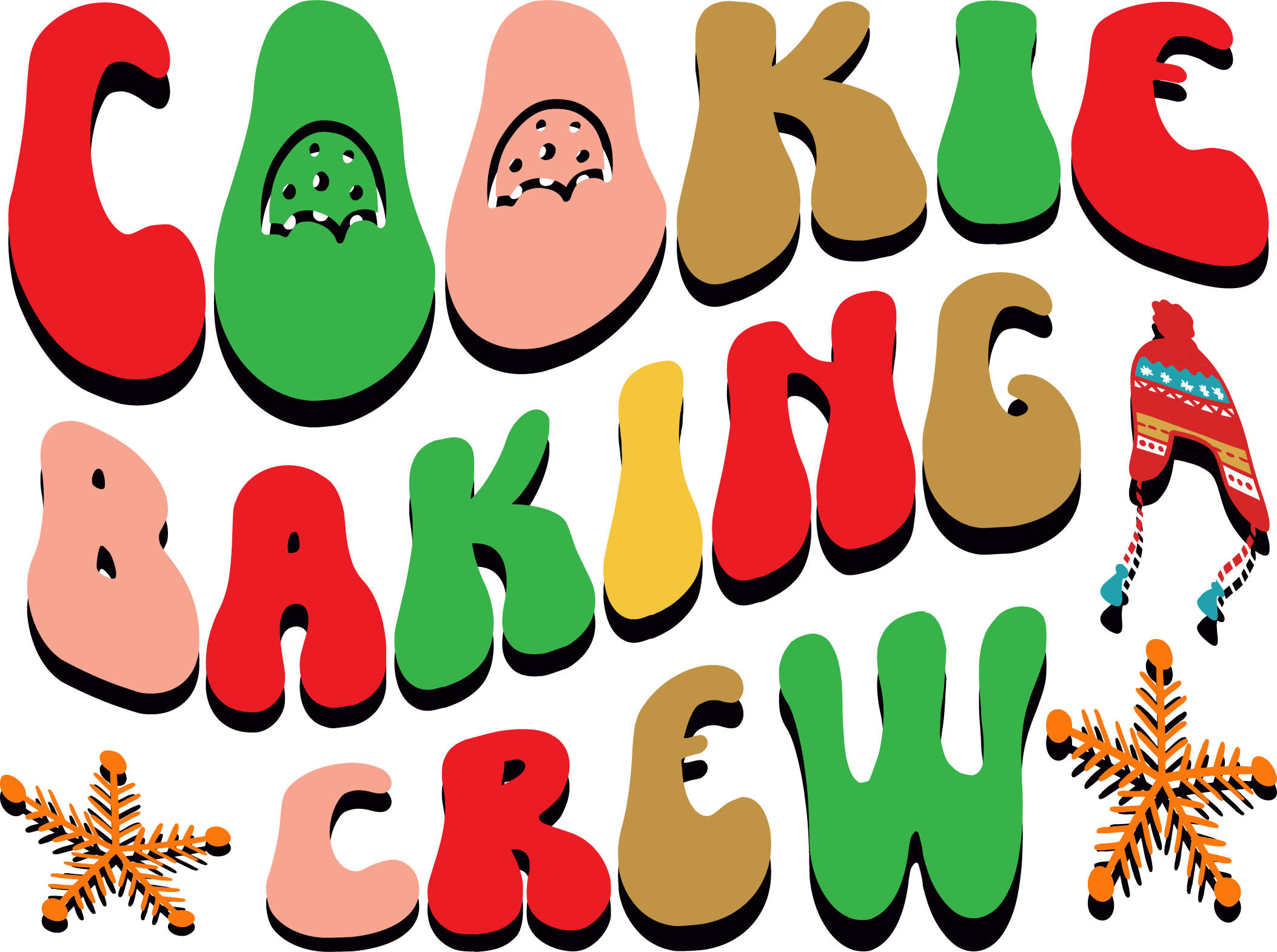 Free Cookie Baking Crew SVG for Cricut