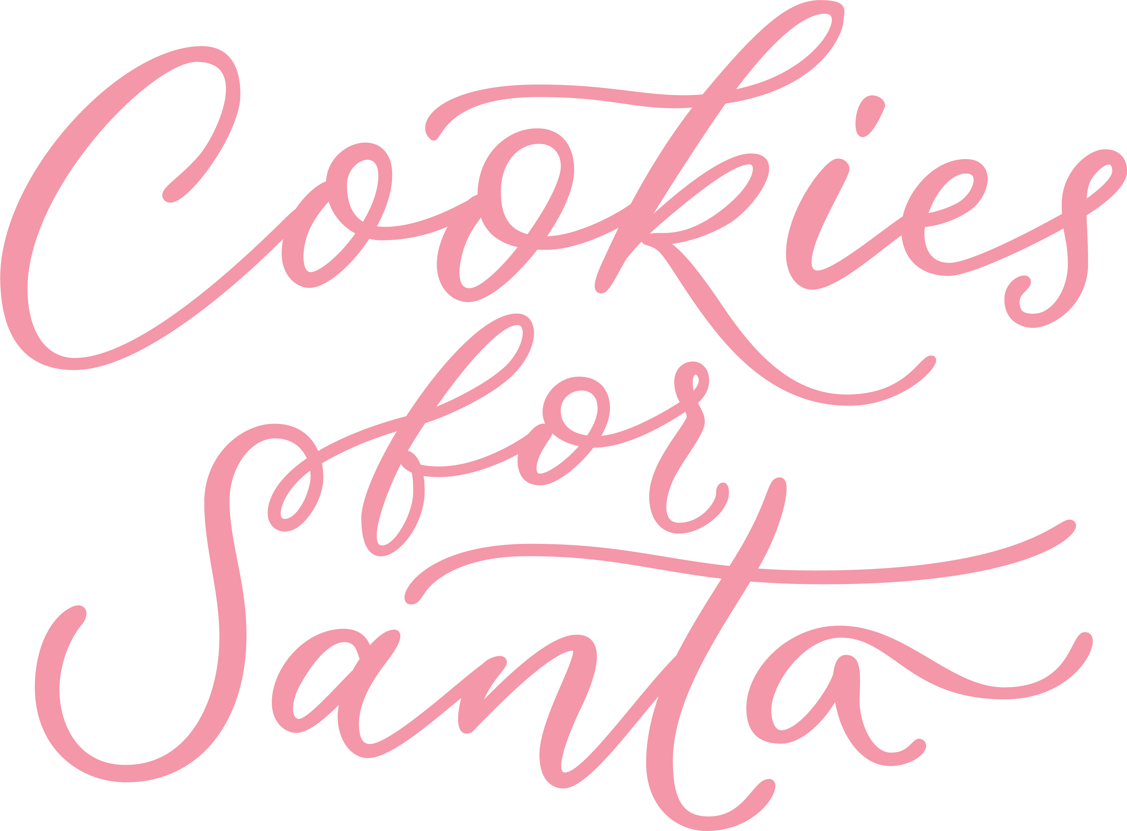 Cookies For Santa vector design, free SVG download