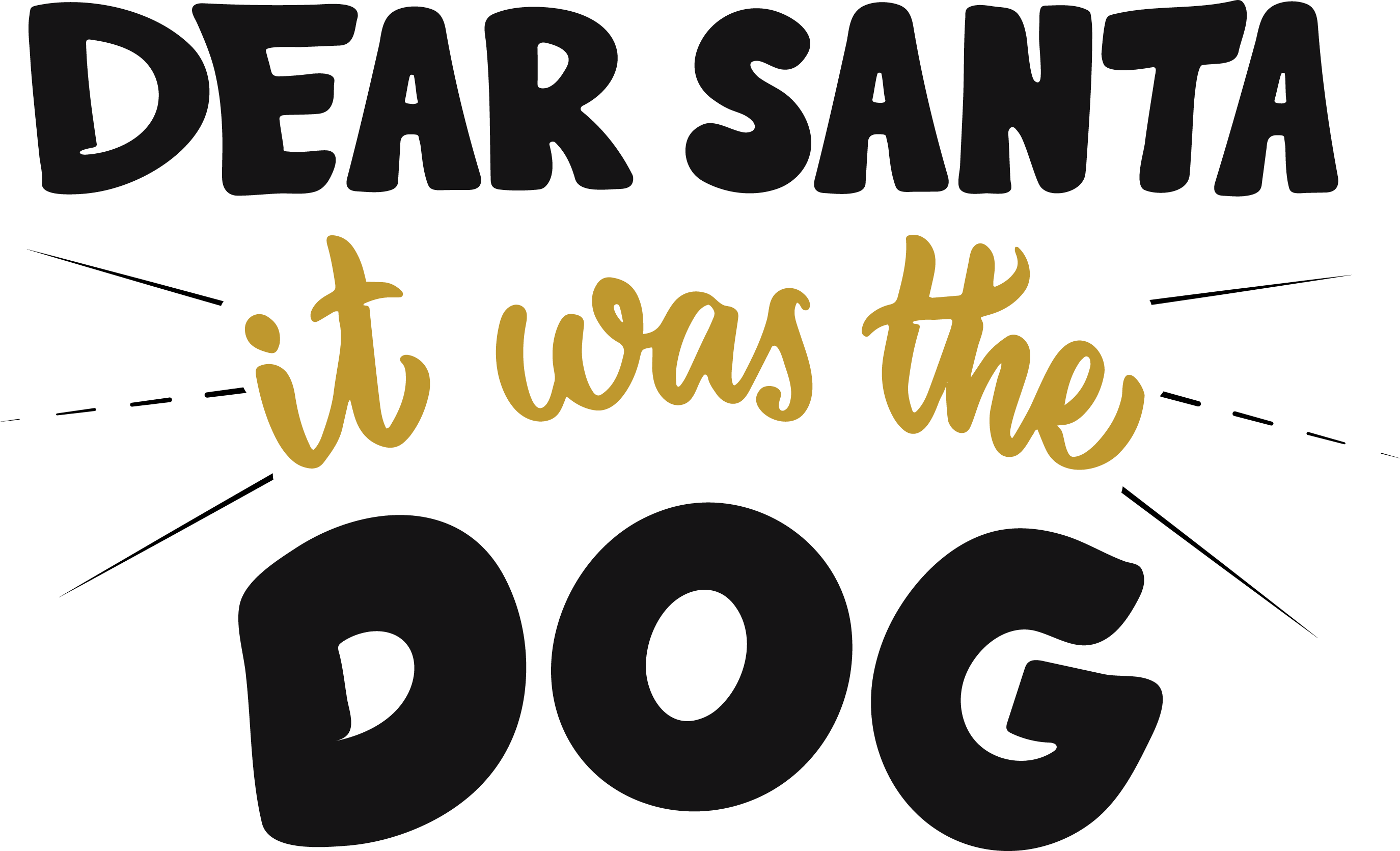 Dear Santa SVG cut file preview