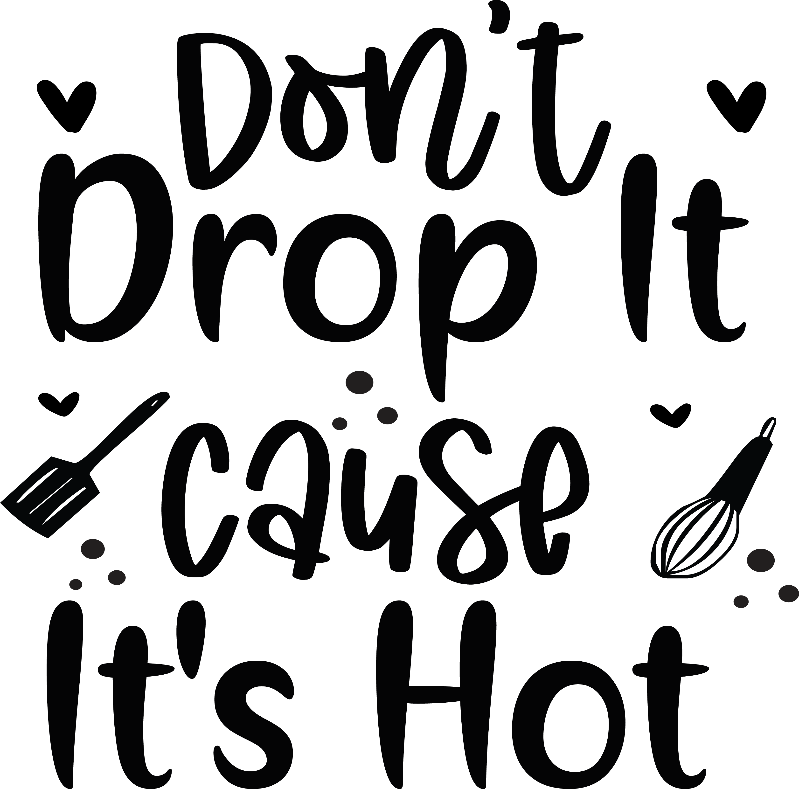 Drop It SVG file for Cricut and Silhouette