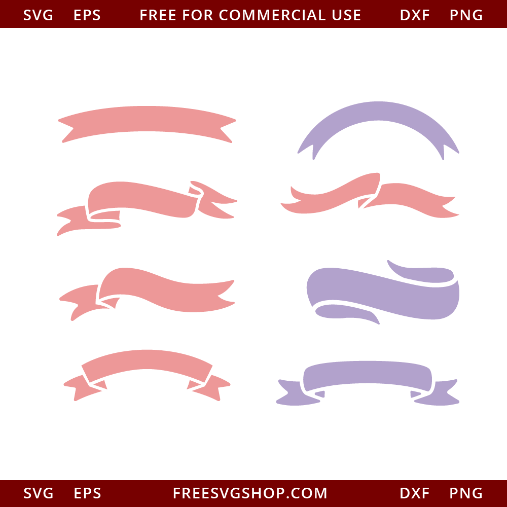 Easter Ribbons SVG cut file preview
