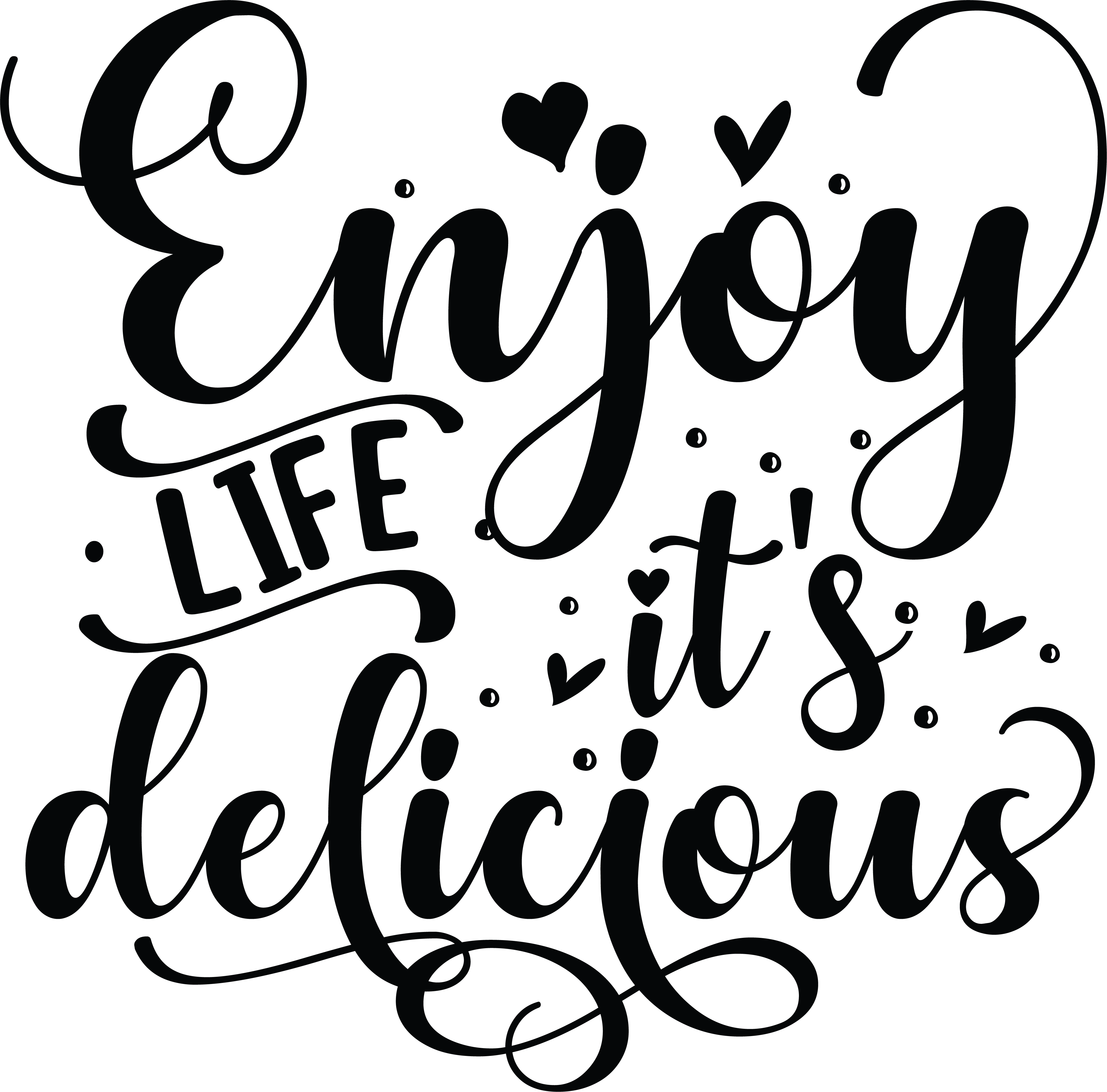 Free Enjoy SVG for Cricut