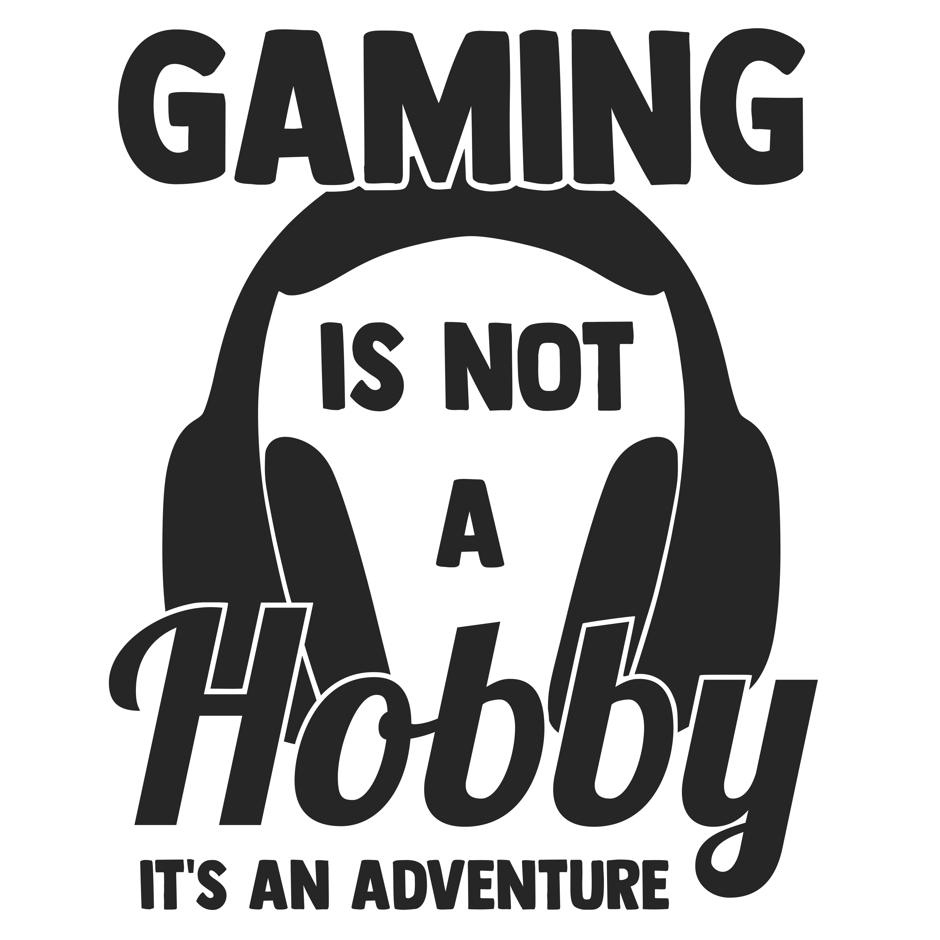 Free Gaming Is Not a Hobby It's an Adventure SVG for Cricut