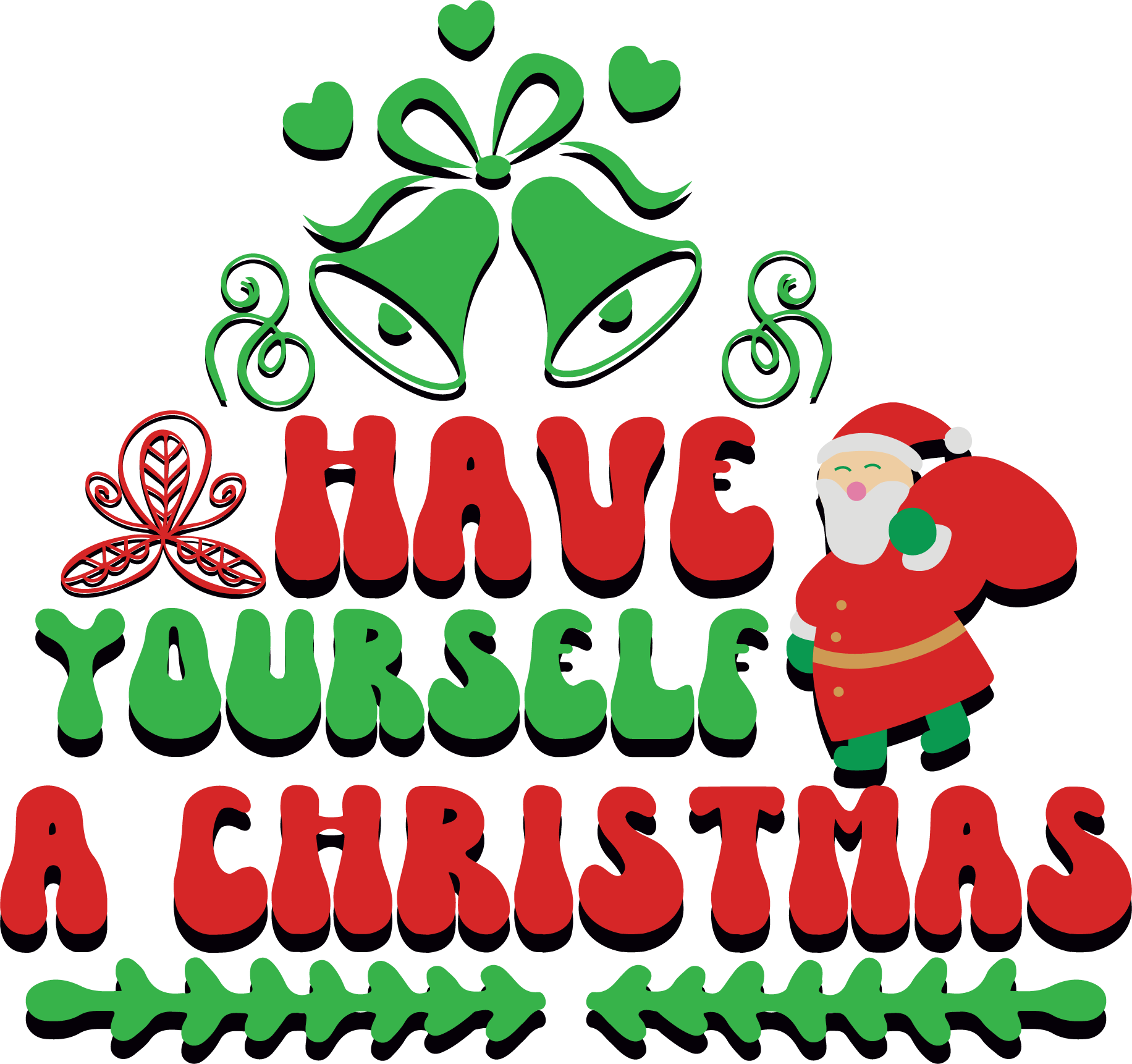 Free Have Yourself a Christmas SVG for Cricut