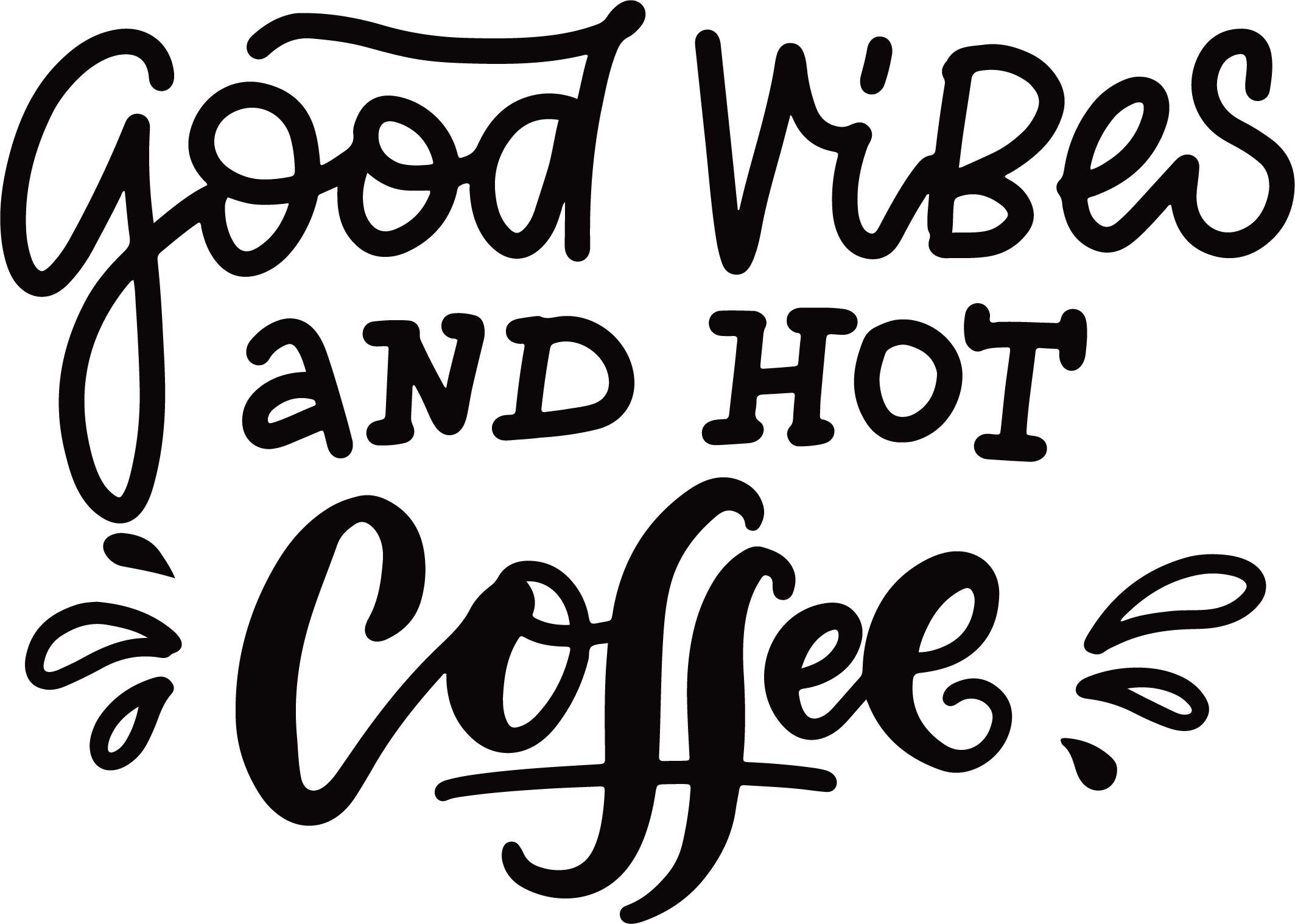 Hot Coffee SVG cut file preview