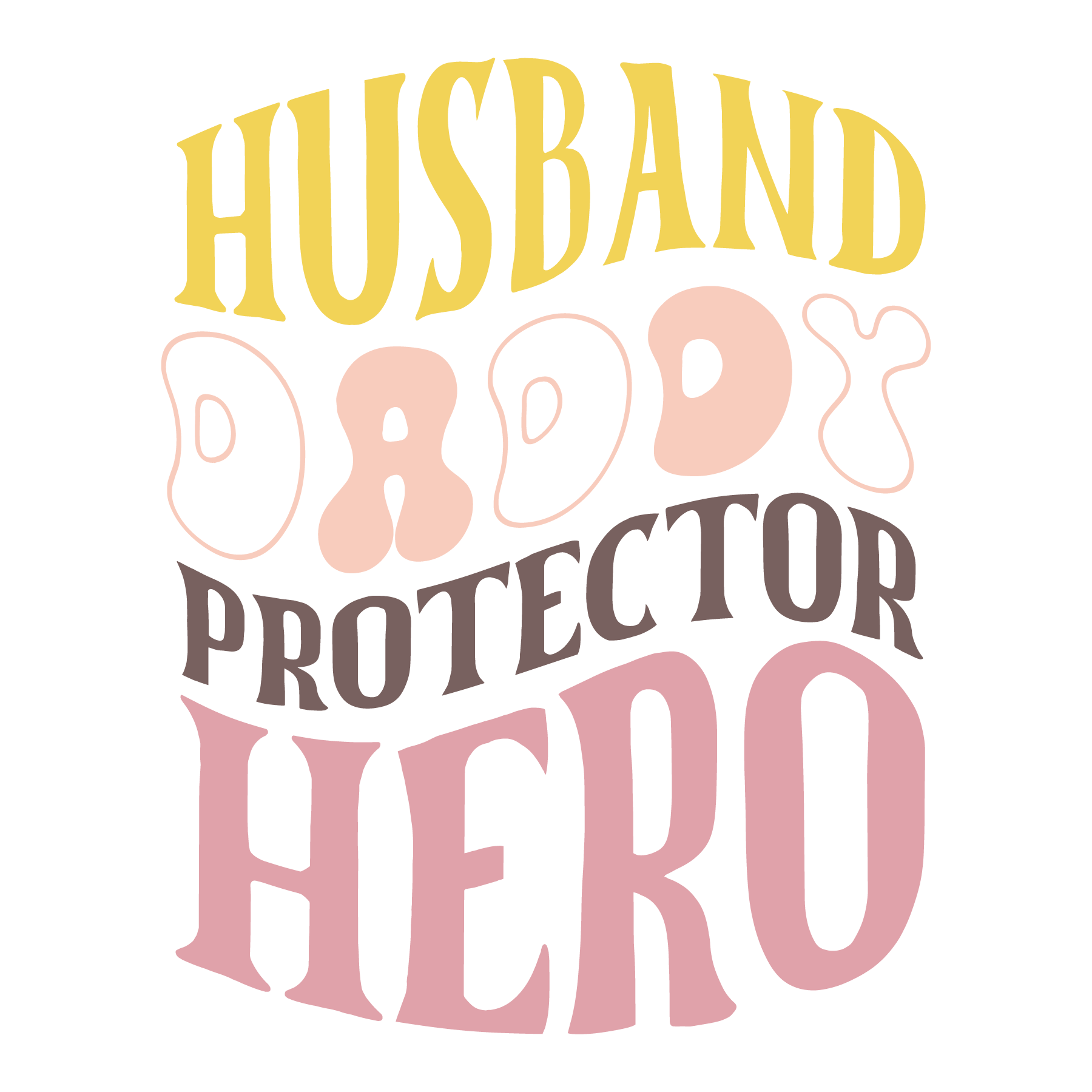 Free Husband Daddy Protector Hero SVG for Cricut