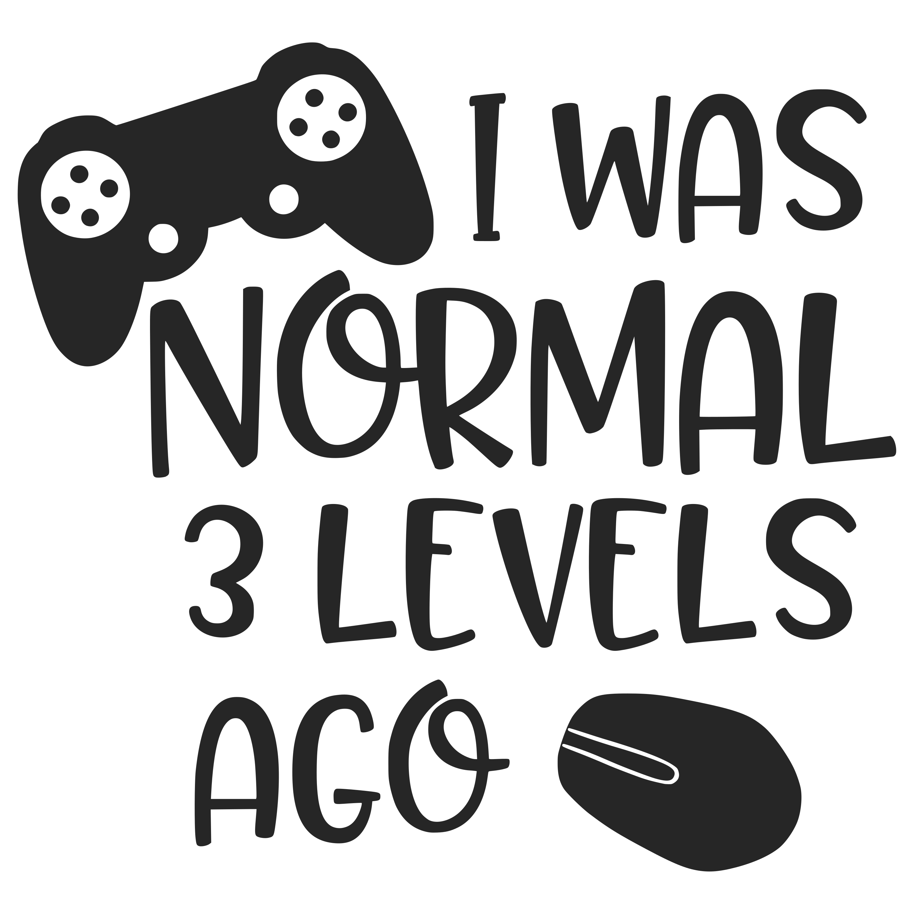 I Was Normal Three Levels Ago SVG file for Cricut and Silhouette