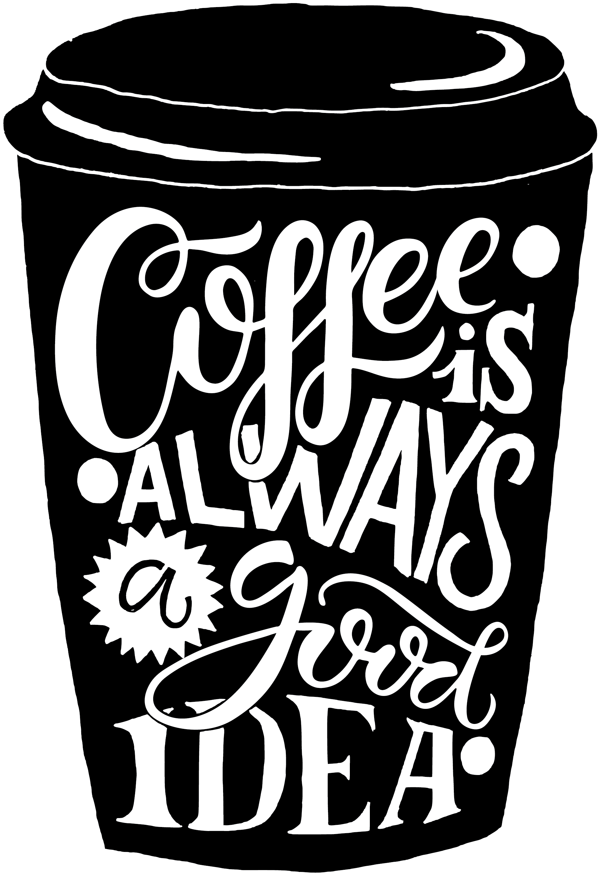 Is Coffee SVG cut file preview
