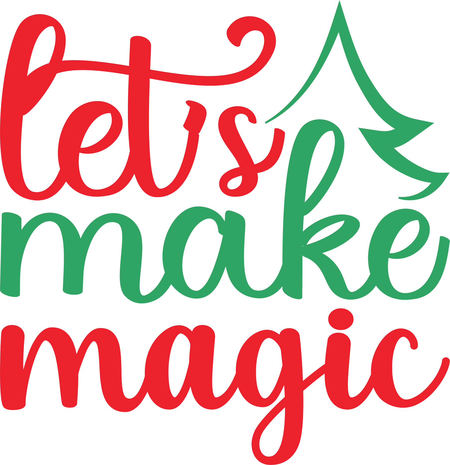 Let's’s Make Magic vector design, free SVG download