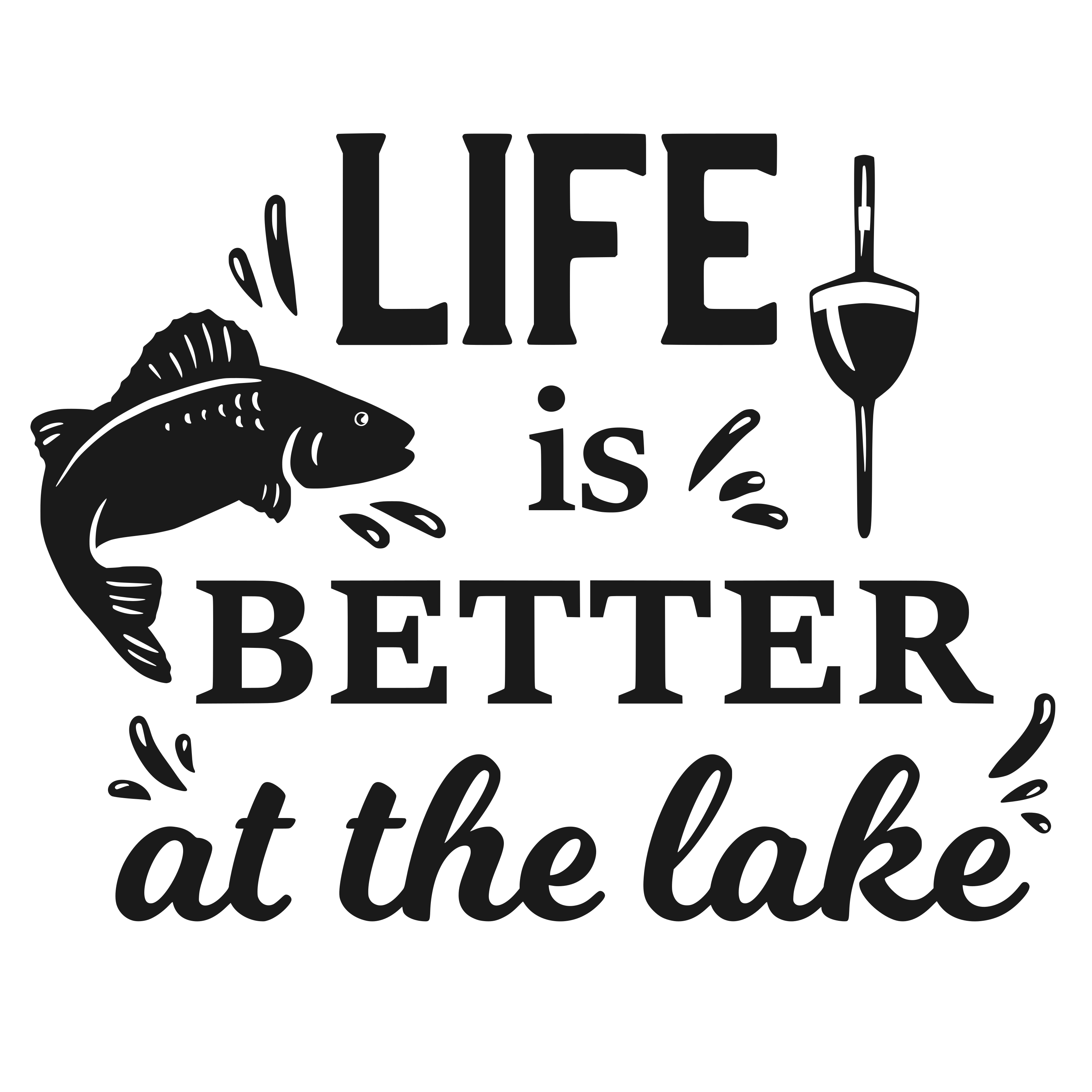 Life Is Better at the Lake SVG file for Cricut and Silhouette