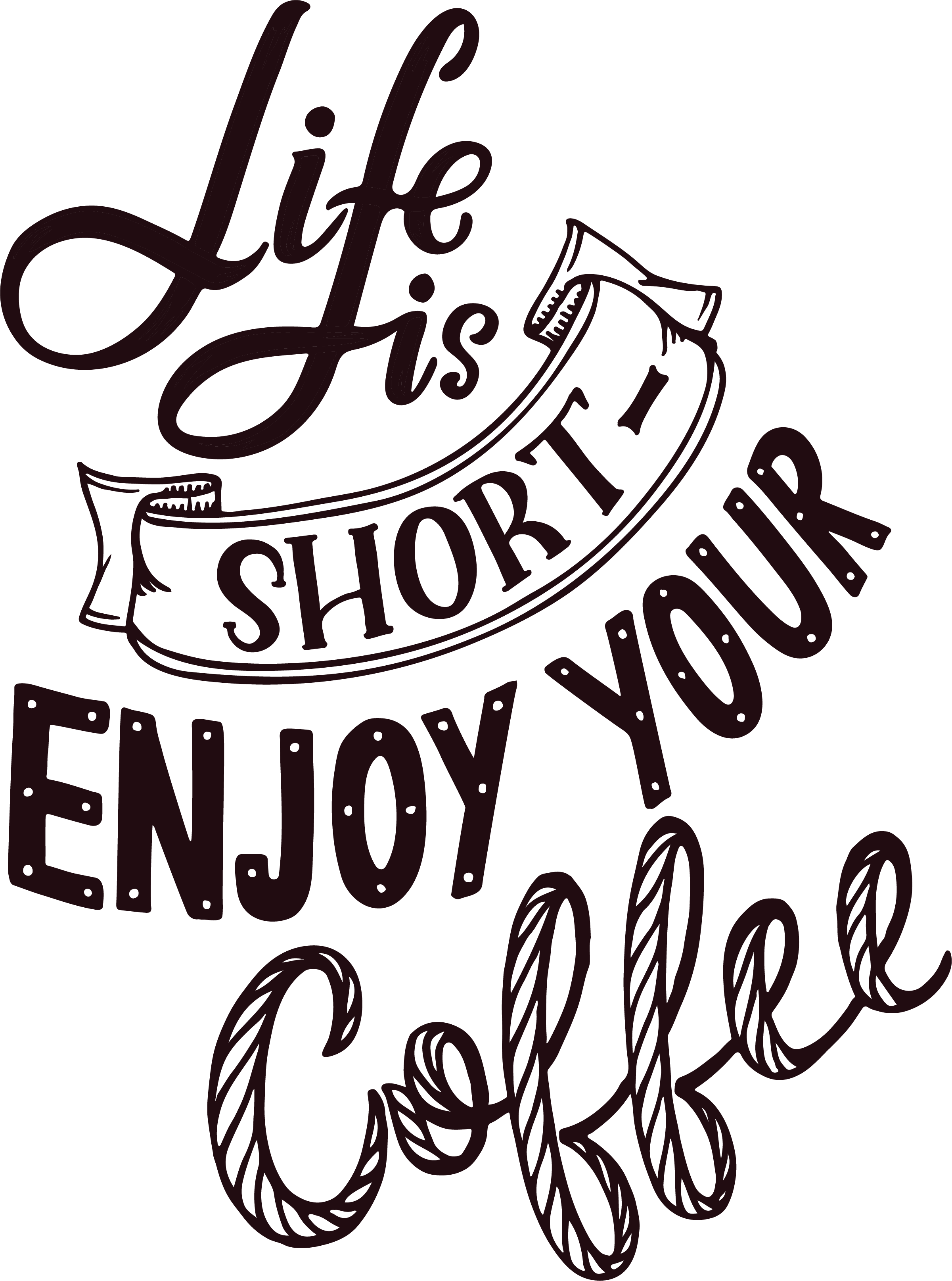 Life Is vector design, free SVG download