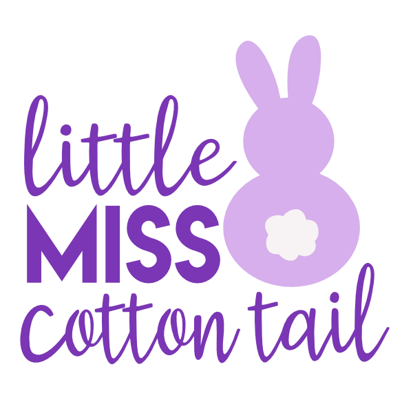 Little Miss Cotton Tail SVG cut file preview