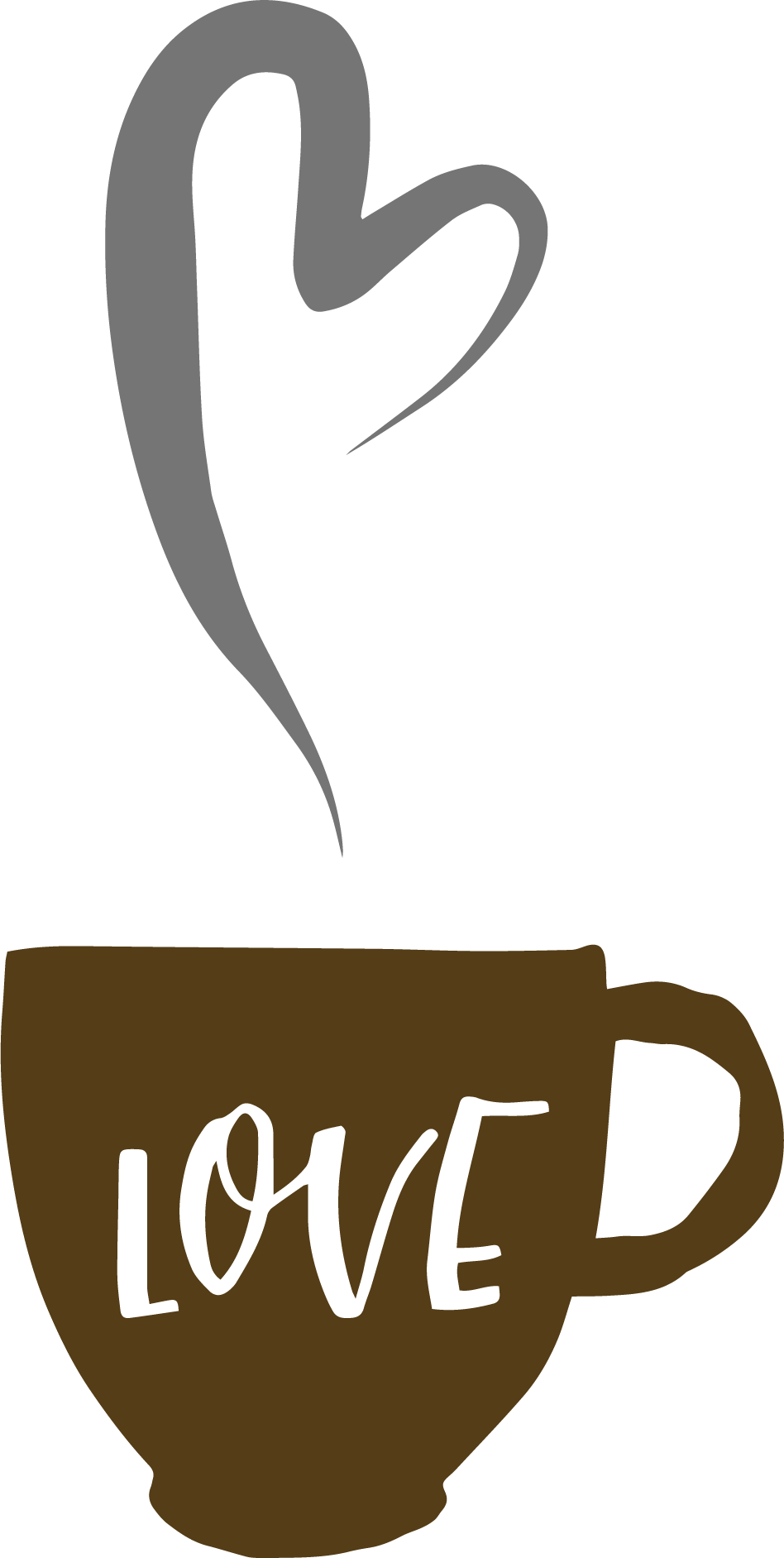 Love Coffee SVG cut file preview