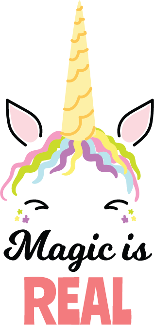 Magic Is Real vector design, free SVG download