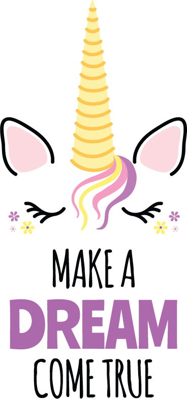 Make a Dream Come True vector design, free SVG download