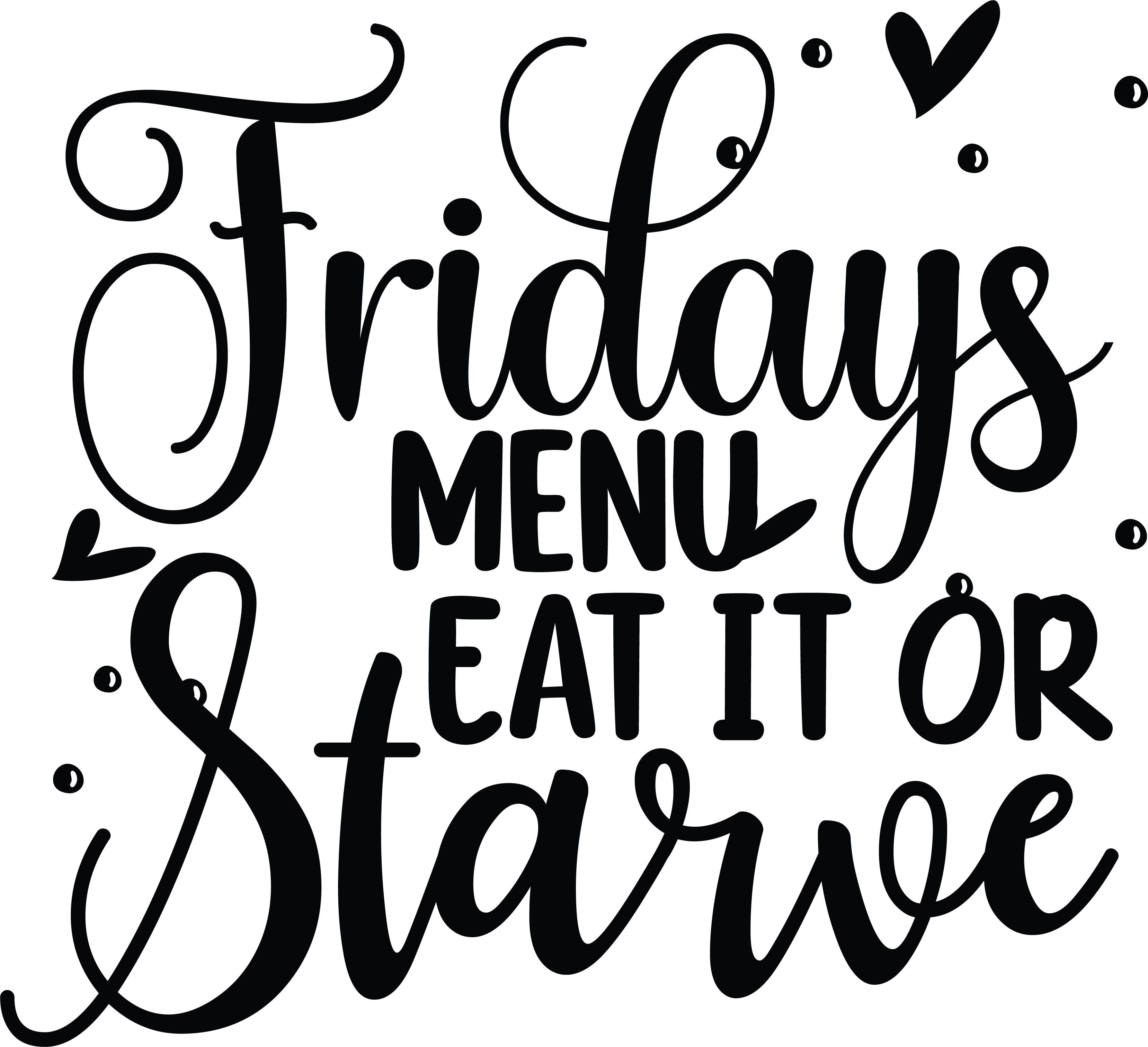 Menu vector design, free SVG download