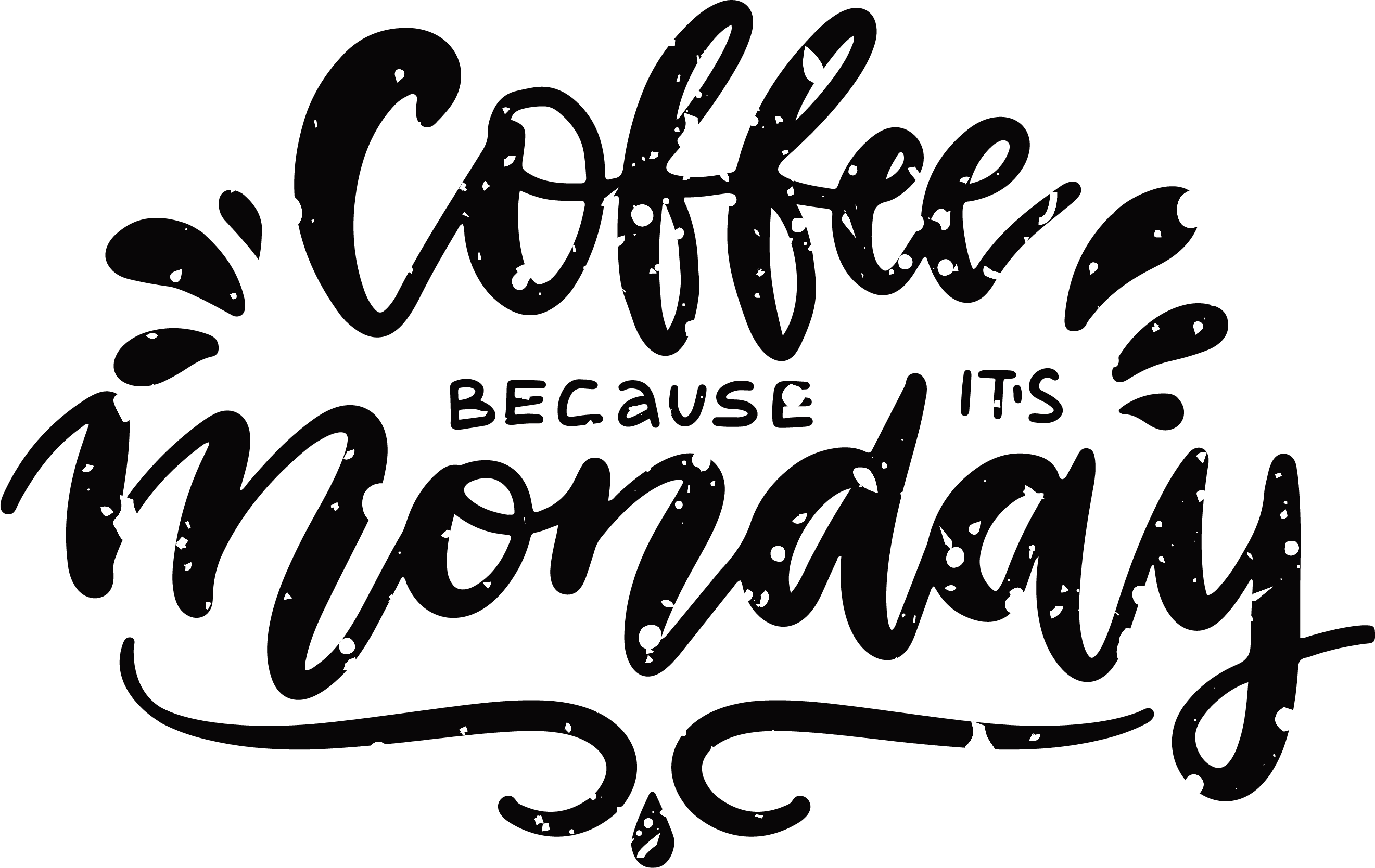 Monday SVG file for Cricut and Silhouette