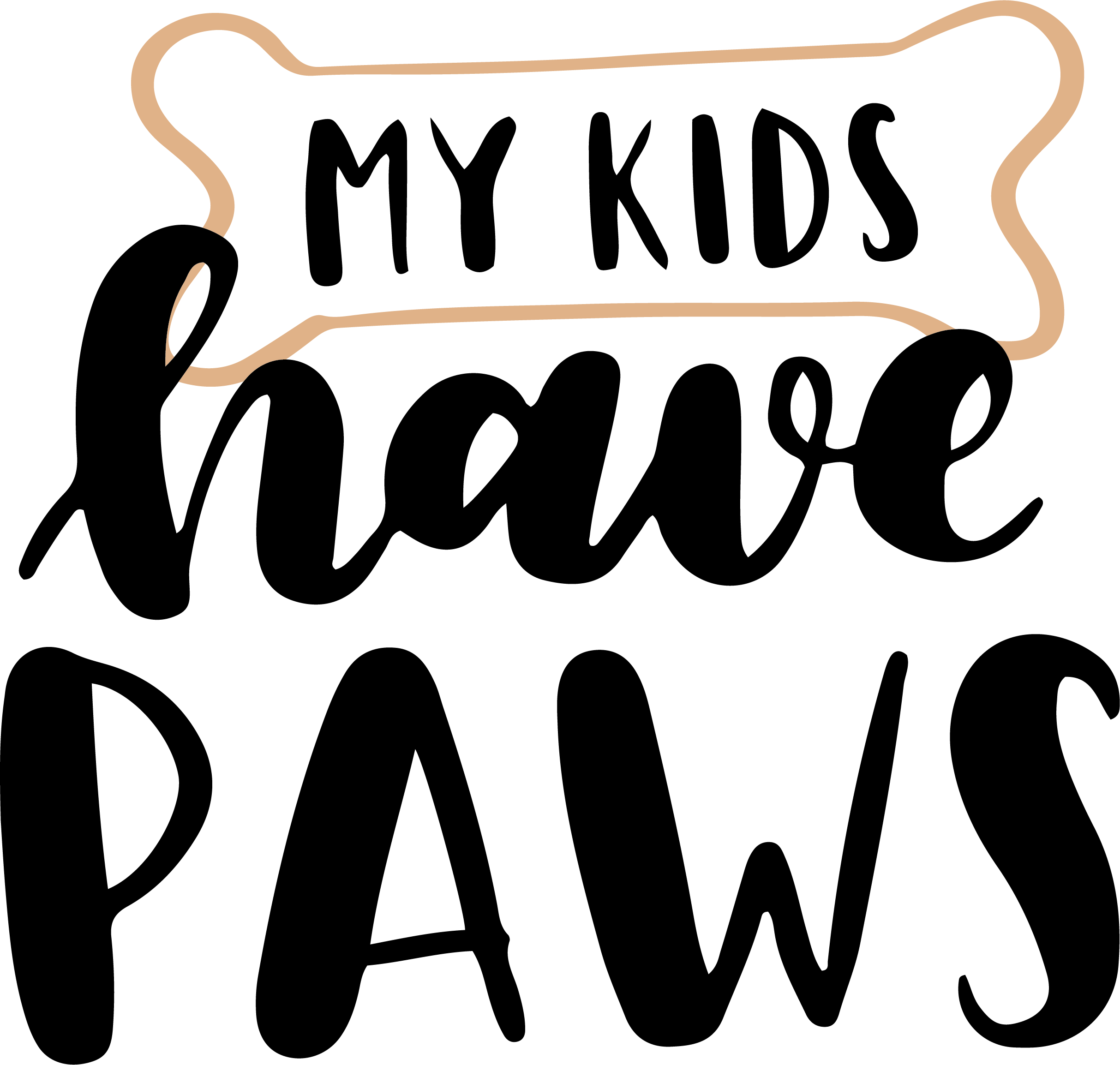 My Kids SVG file for Cricut and Silhouette