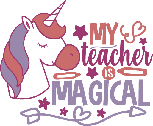 My Teacher Is Magical vector design, free SVG download