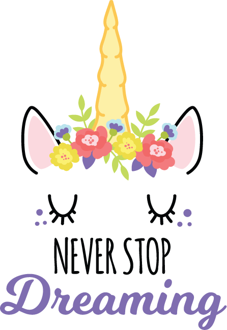 Never Stop Dreaming SVG file for Cricut and Silhouette