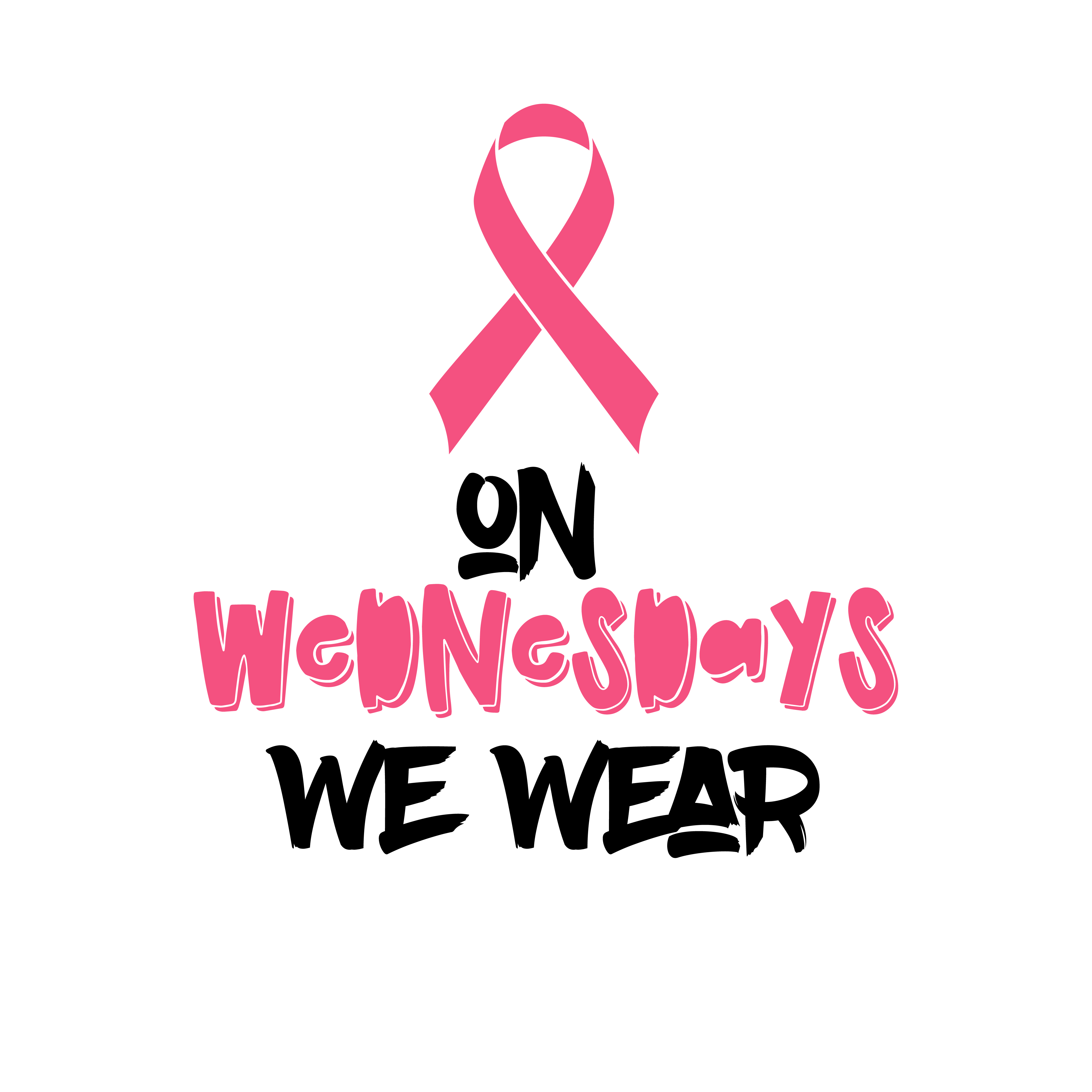 On Wednesdays We Wear vector design, free SVG download