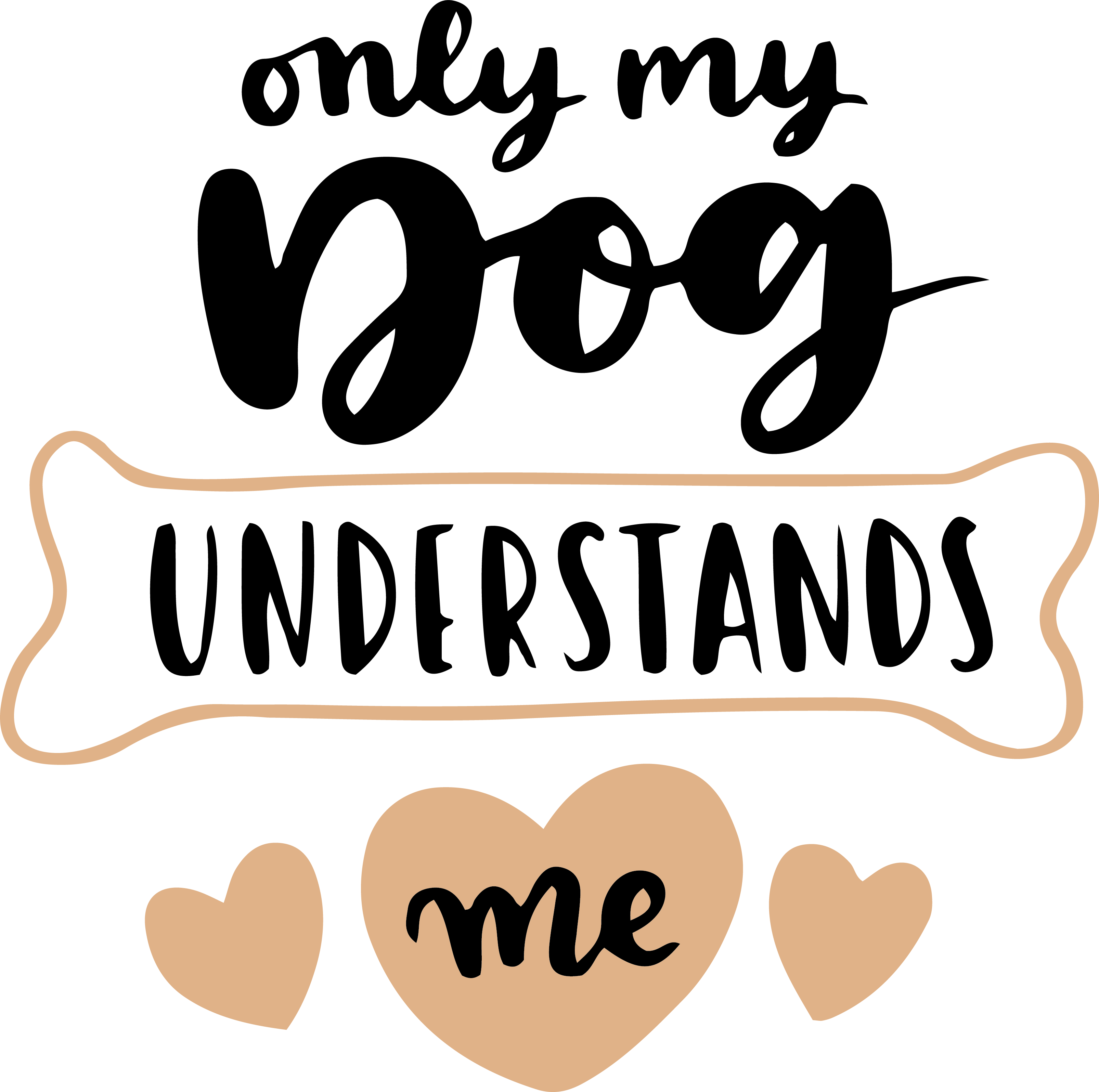 Only Me SVG file for Cricut and Silhouette