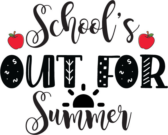 Out for Summer SVG cut file preview