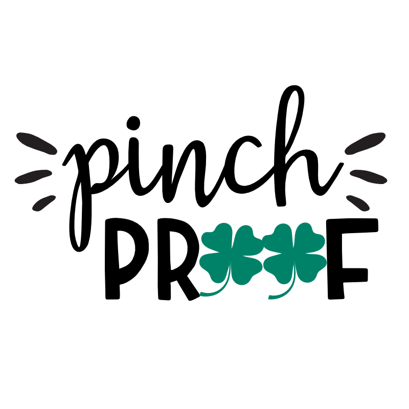 Pinch Proof SVG cut file preview