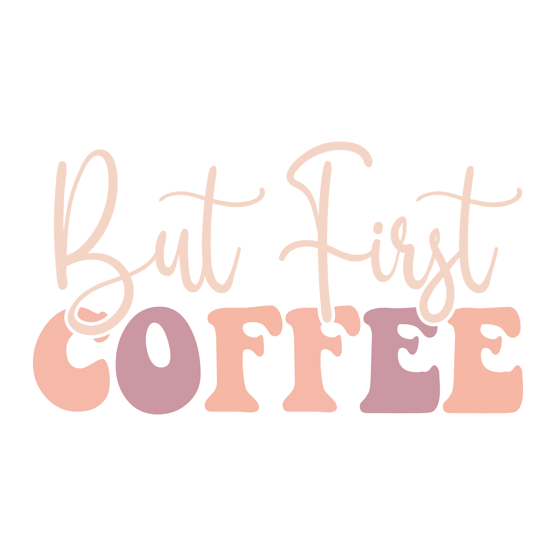Retro but First Coffee vector design, free SVG download