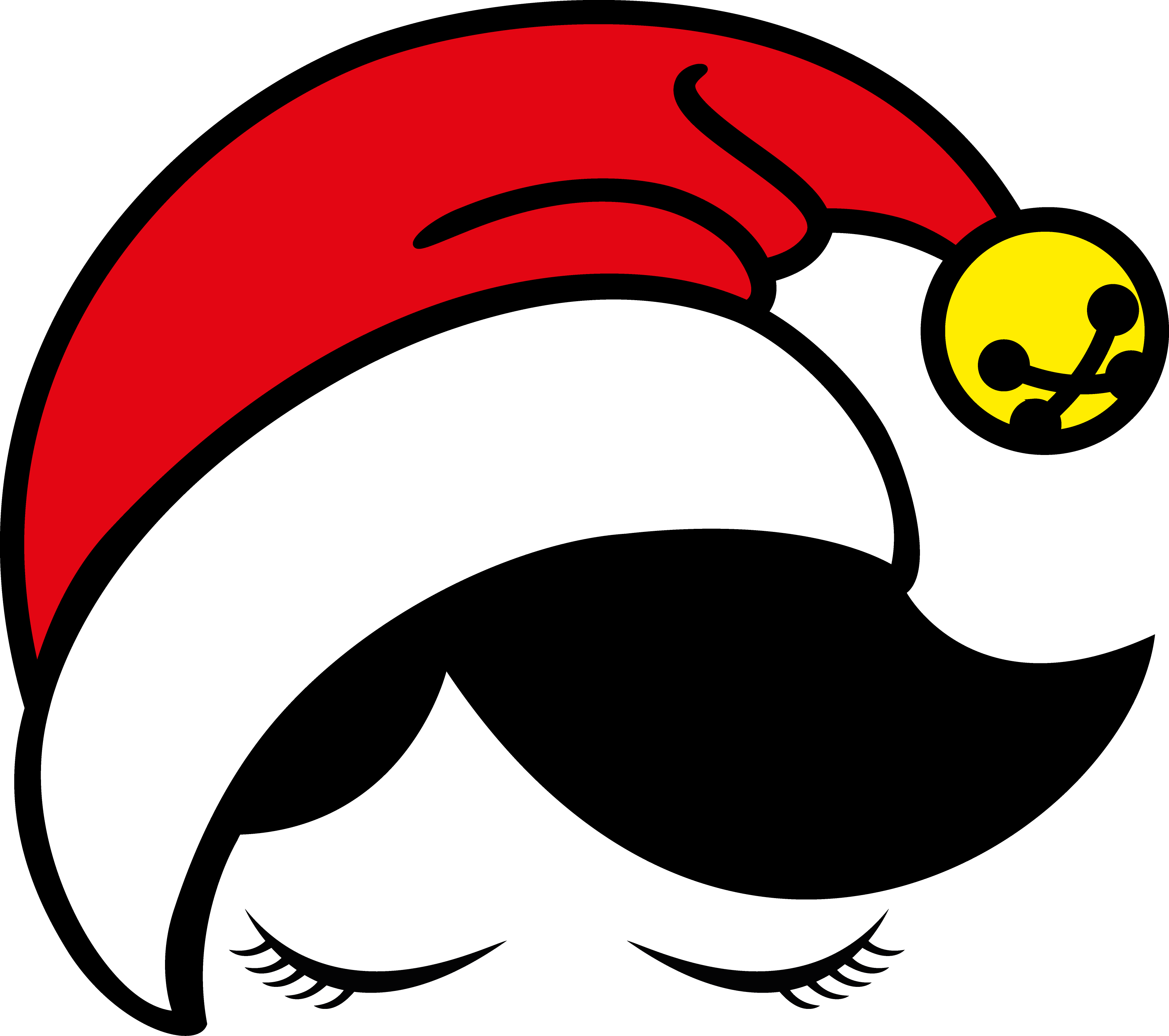 Santa SVG file for Cricut and Silhouette
