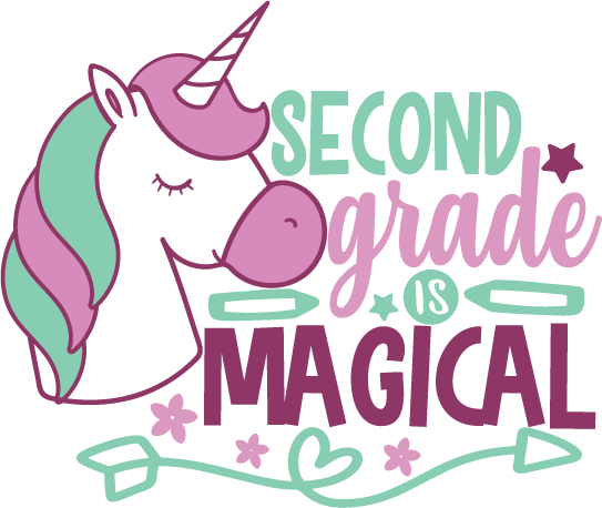 Second Grade Is Magical vector design, free SVG download