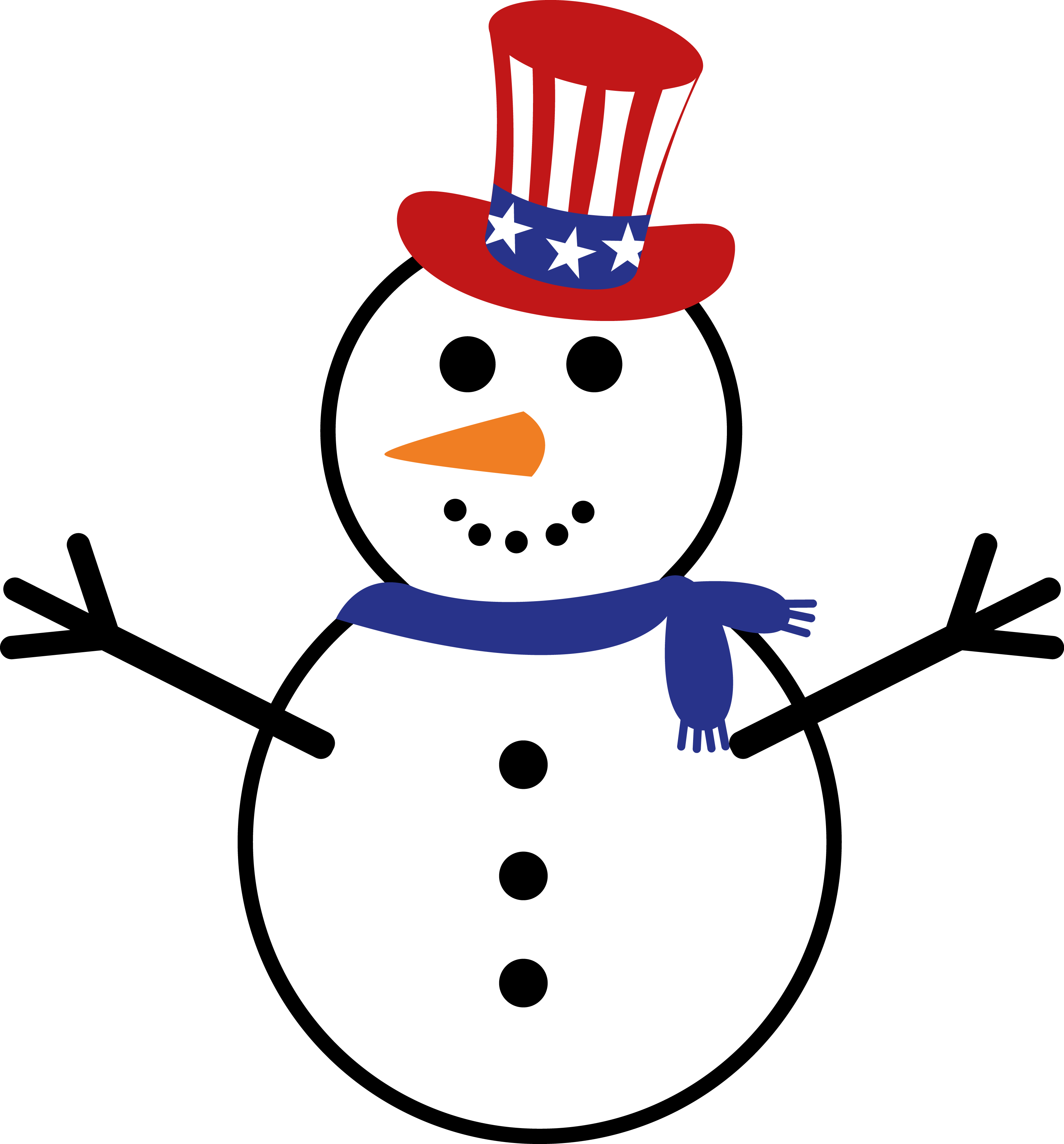 Free Snowman SVG for Cricut
