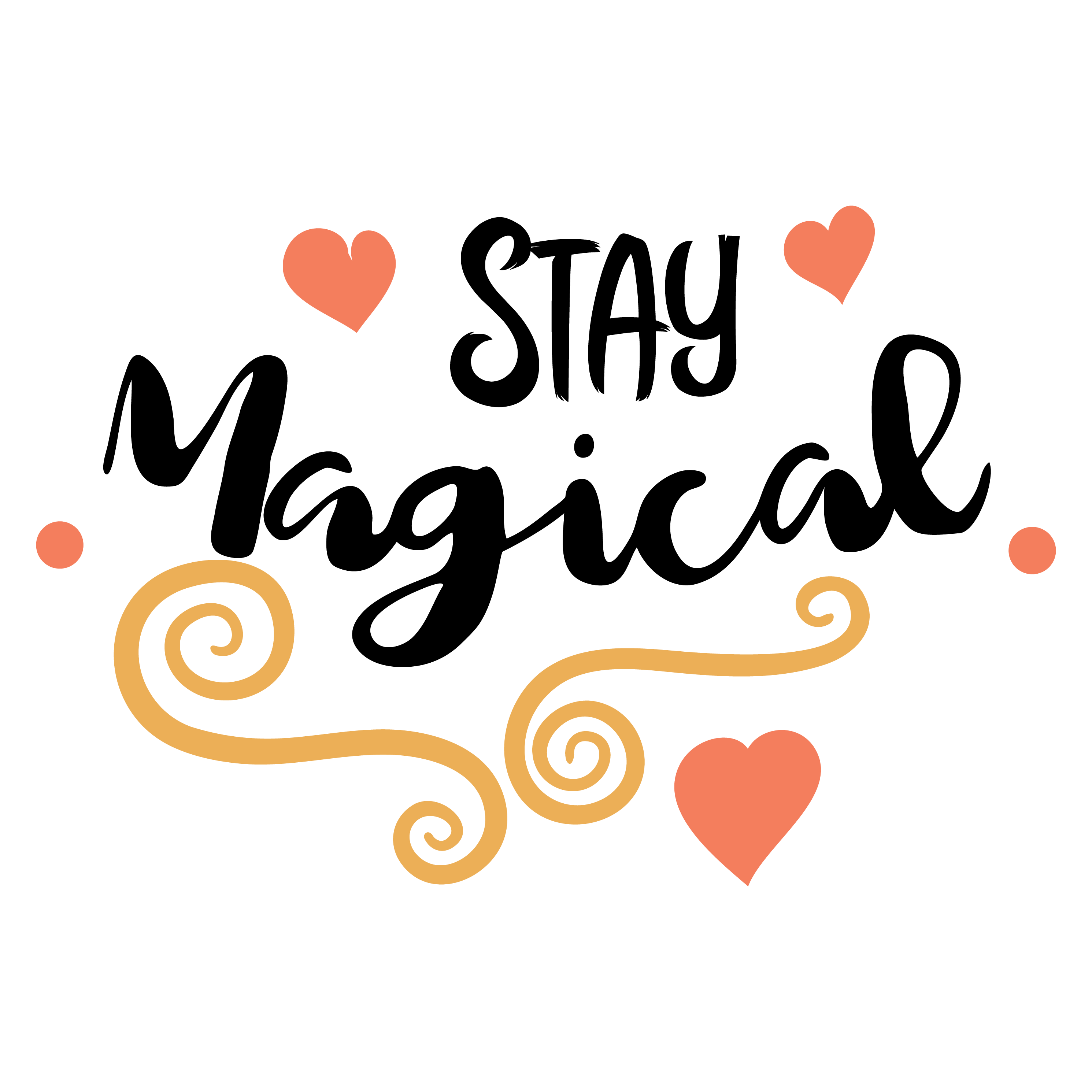 Stay Magical vector design, free SVG download