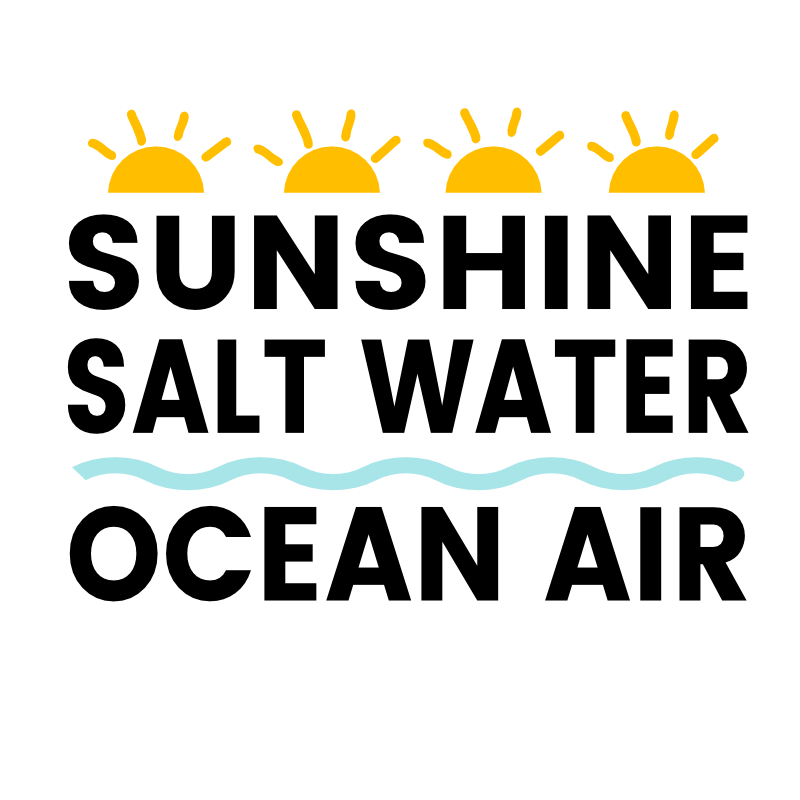 Sunshine Salt Water SVG cut file preview