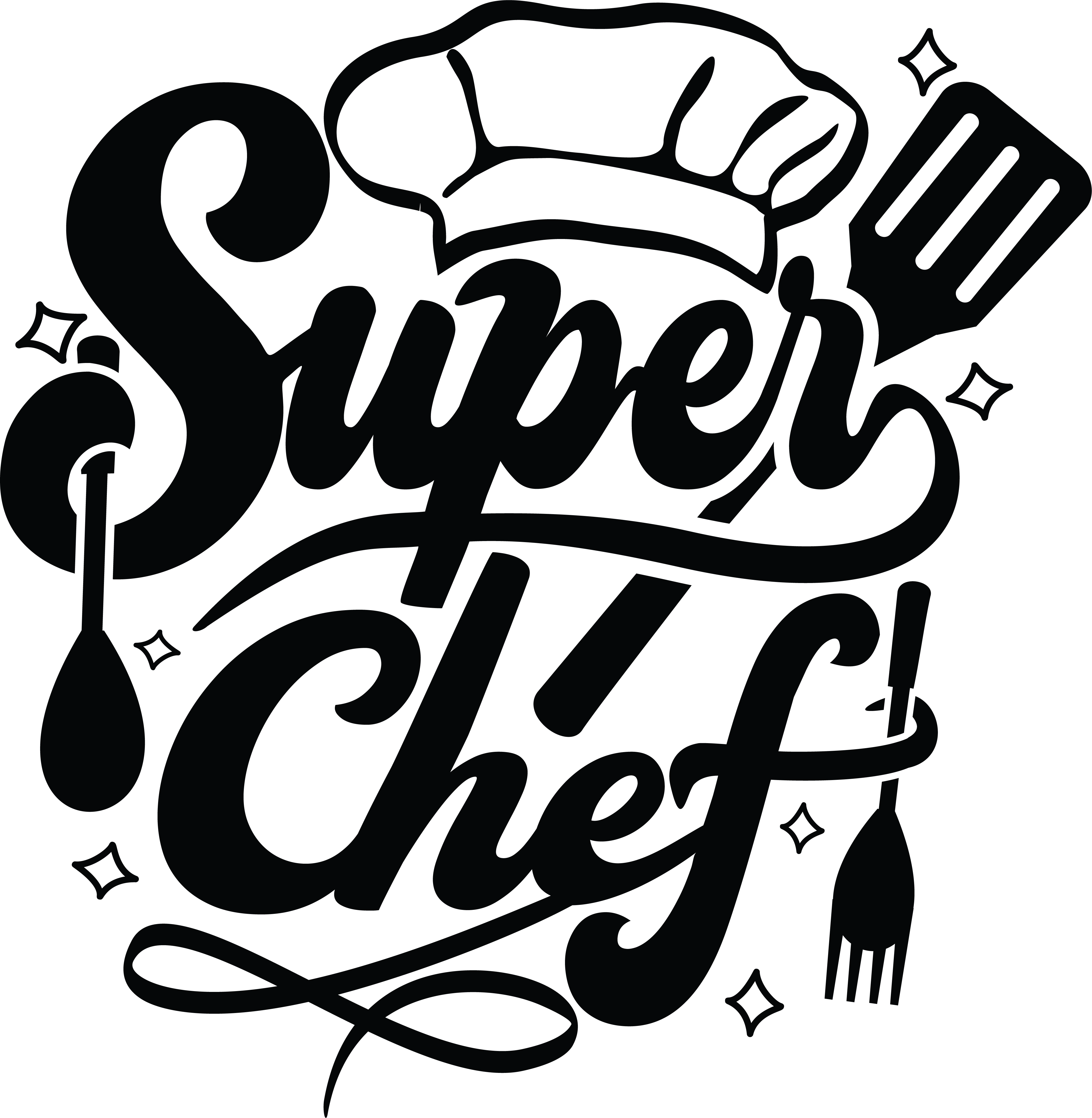 Super Chef SVG file for Cricut and Silhouette