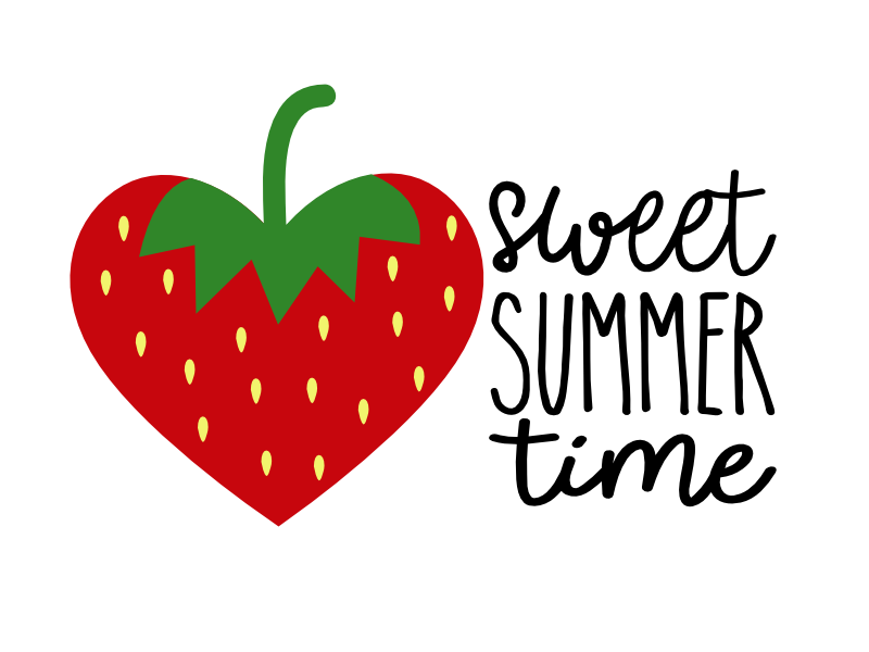 Sweet Summertime SVG file for Cricut and Silhouette