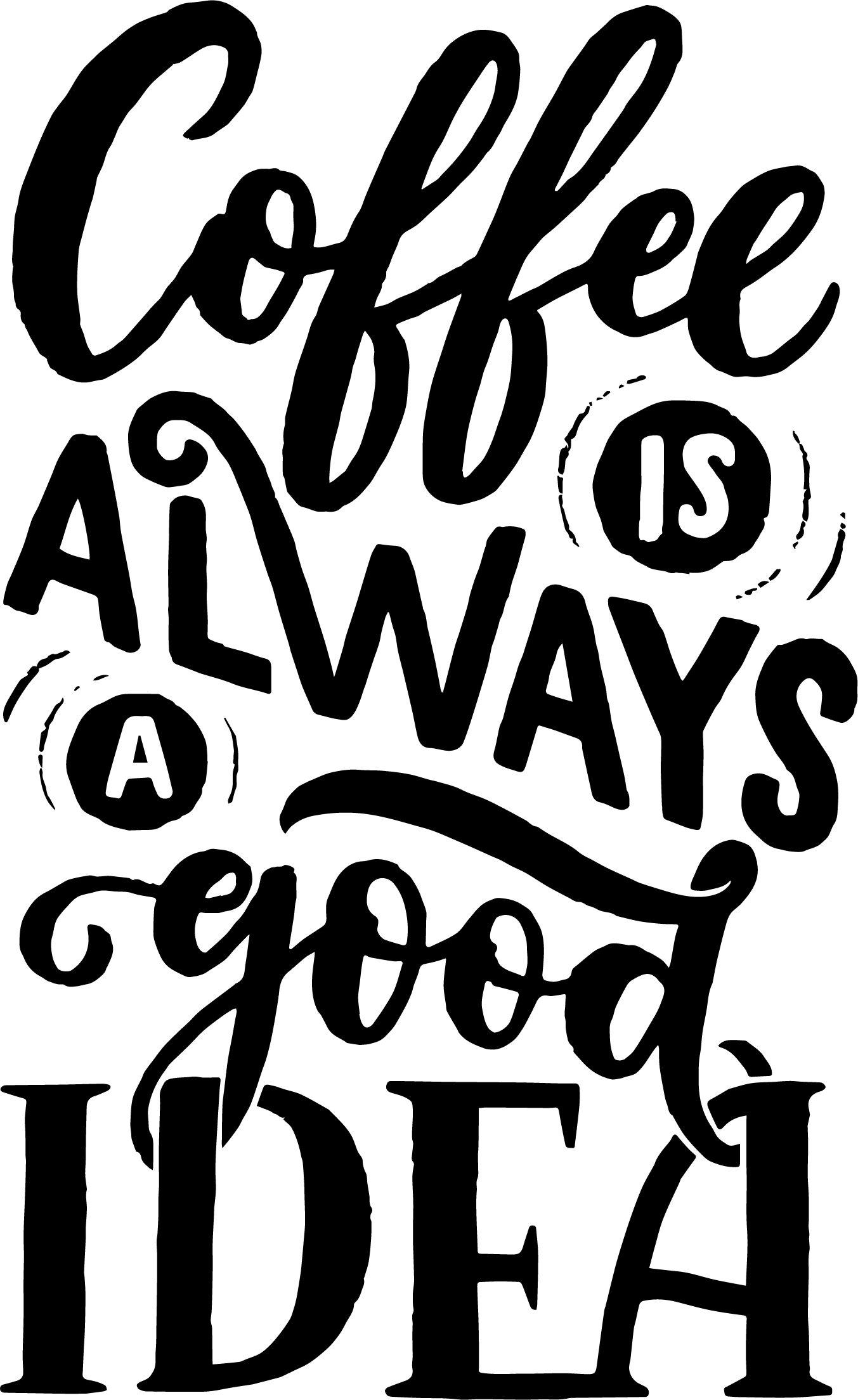 There's Idea SVG cut file preview