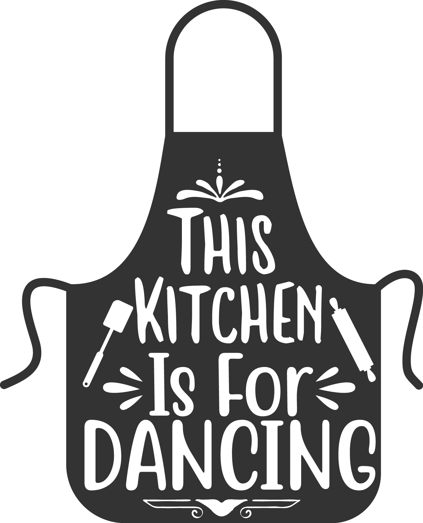 Free This Kitchen Is for Dancing SVG for Cricut