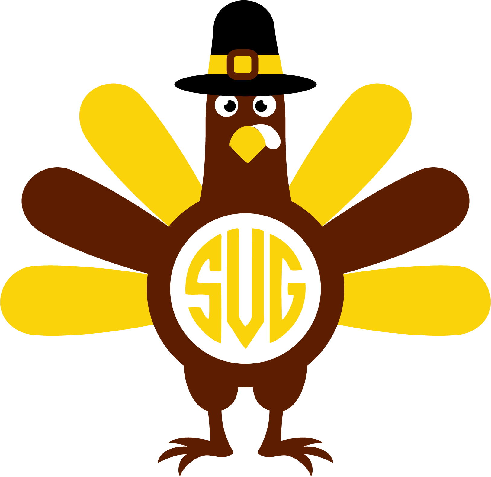 Turkey Monogram vector design, free SVG download