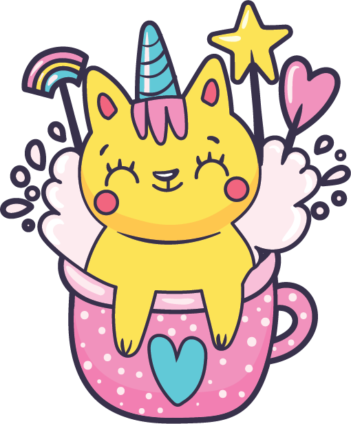 Unicorn vector design, free SVG download