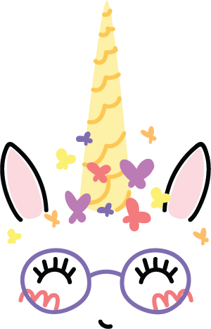 Unicorn SVG cut file preview