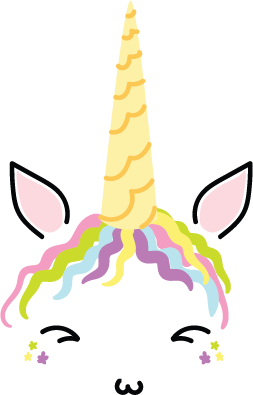 Unicorn vector design, free SVG download